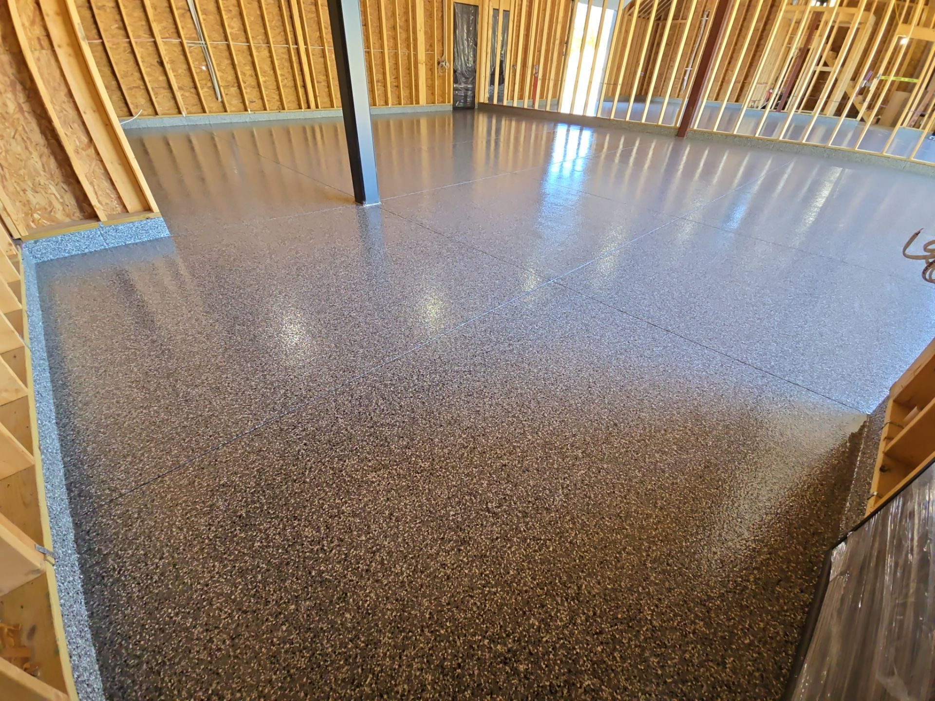 Large Garage in Smoke - Poland, OH by Alexander Concrete Coatings