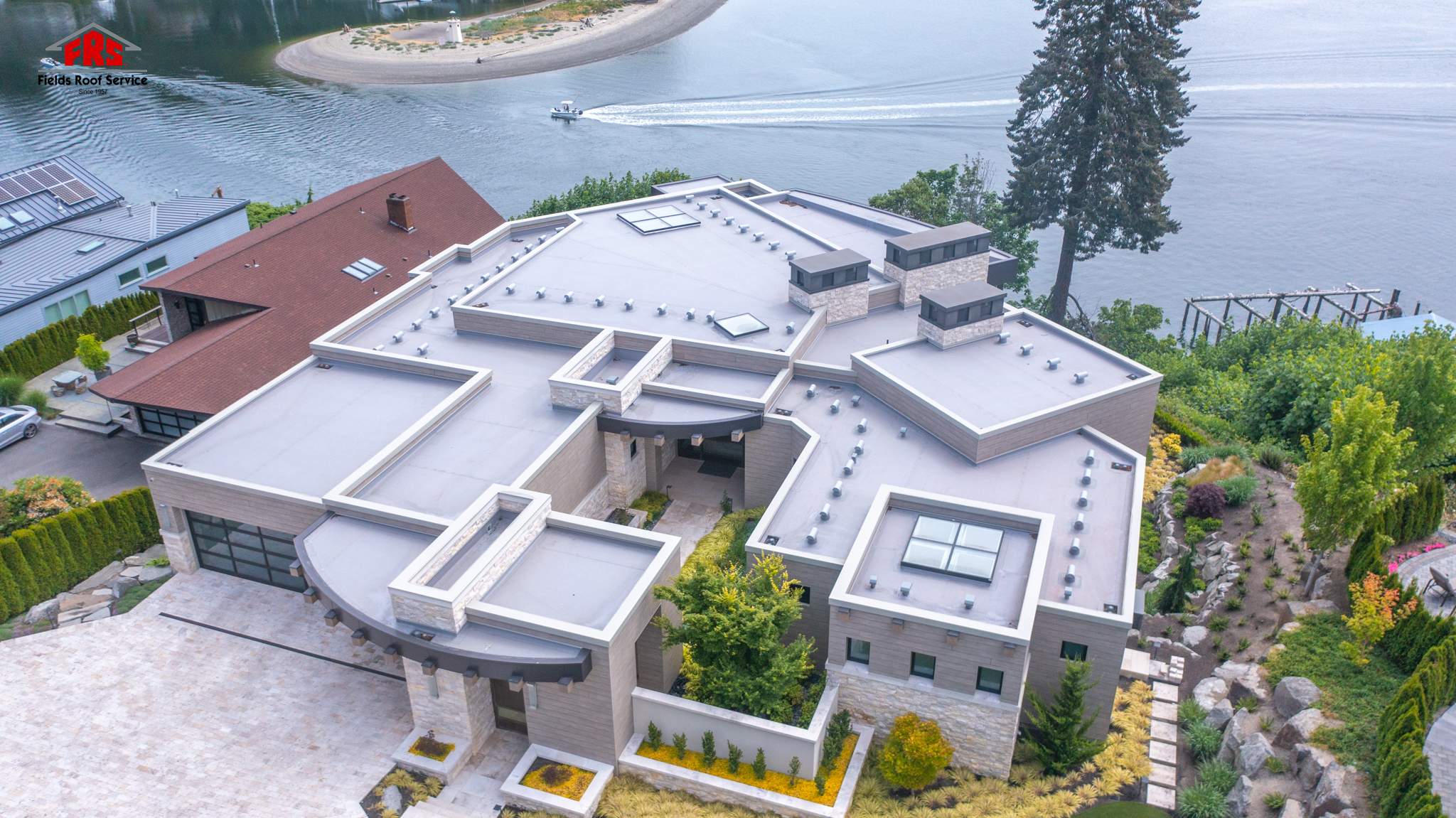 Gig Harbor Residential Reroof - TPO by Fields Roof Service Inc