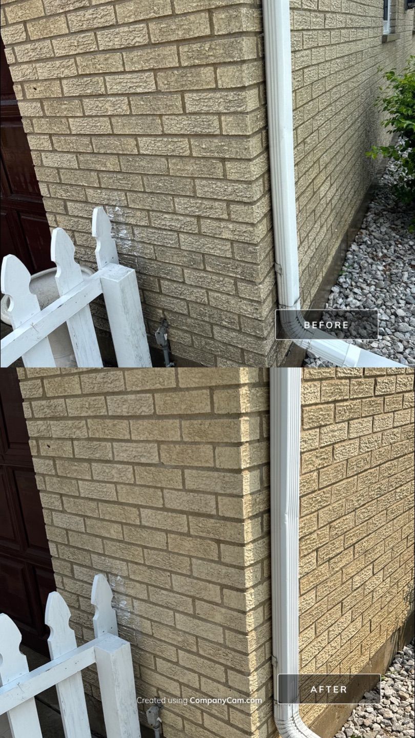 Project in Arlington Heights by Simmons Power & Soft Washing