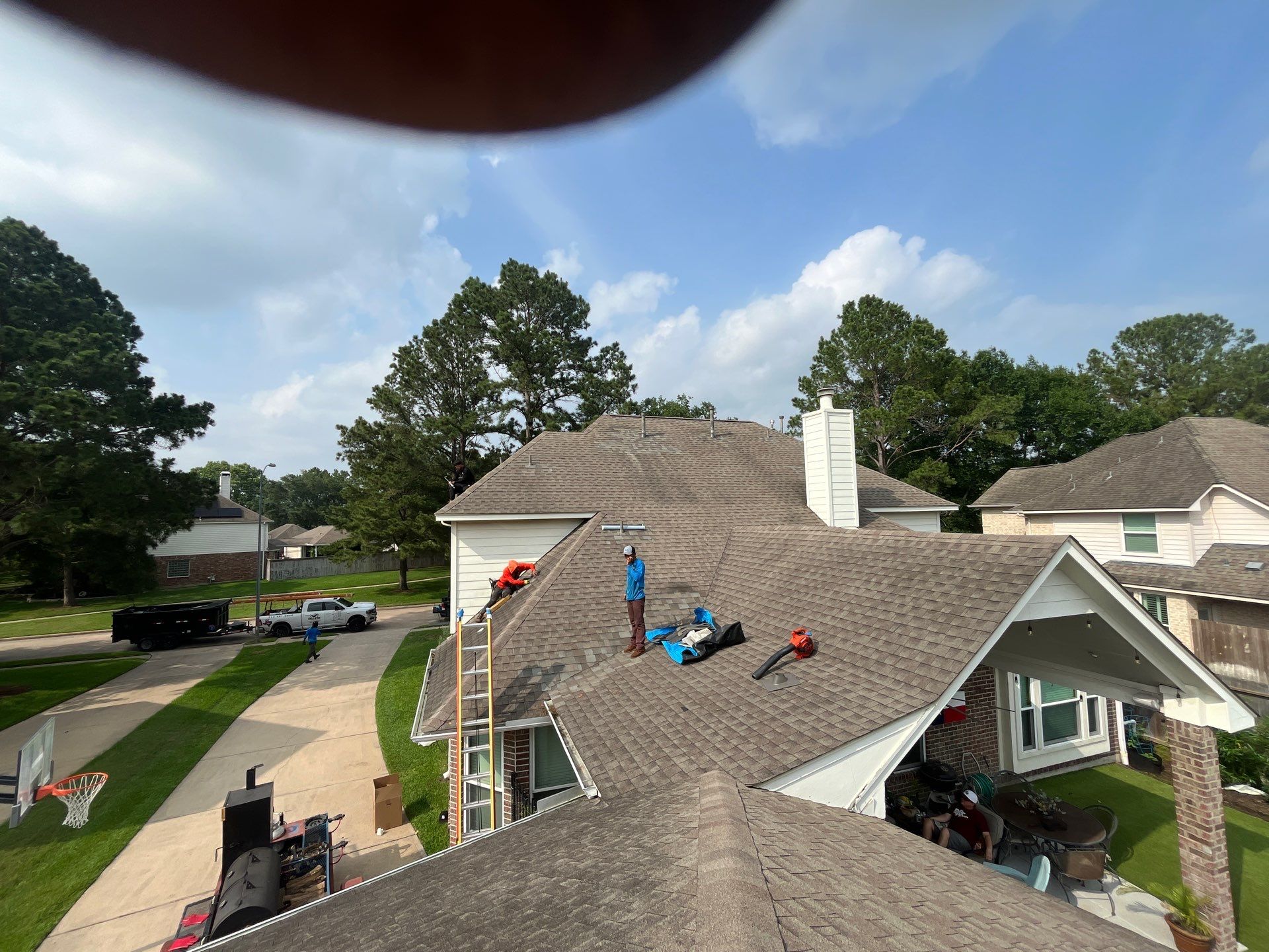 Hail Damage using Owen's Corning Duration (Lifetime) Shingles by Roof Repair Company