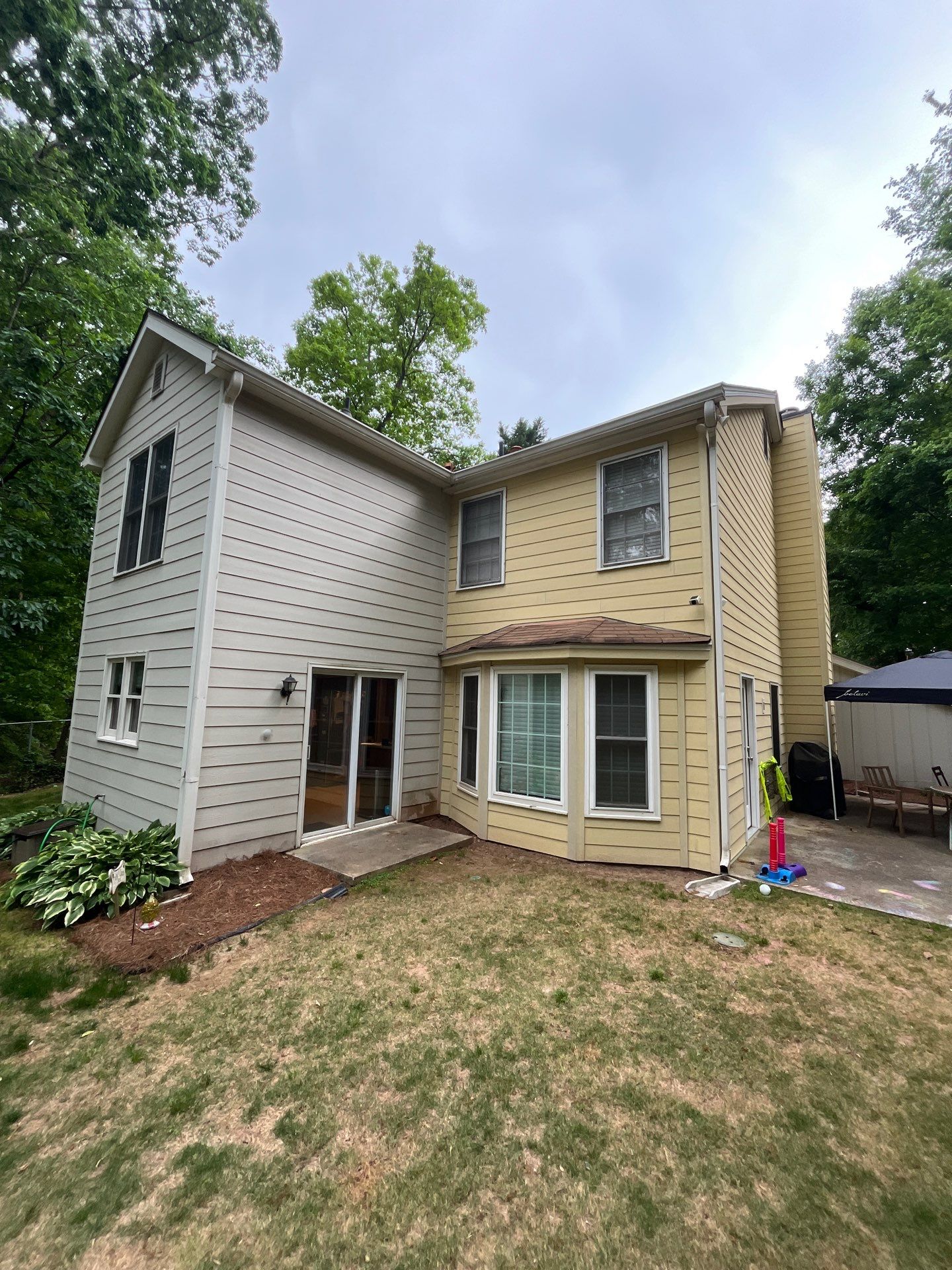 Atlanta, GA Rotten Wood Replacement, James Hardie Siding Install, Exterior Painting, and Door Replacement by Nelson Exteriors 