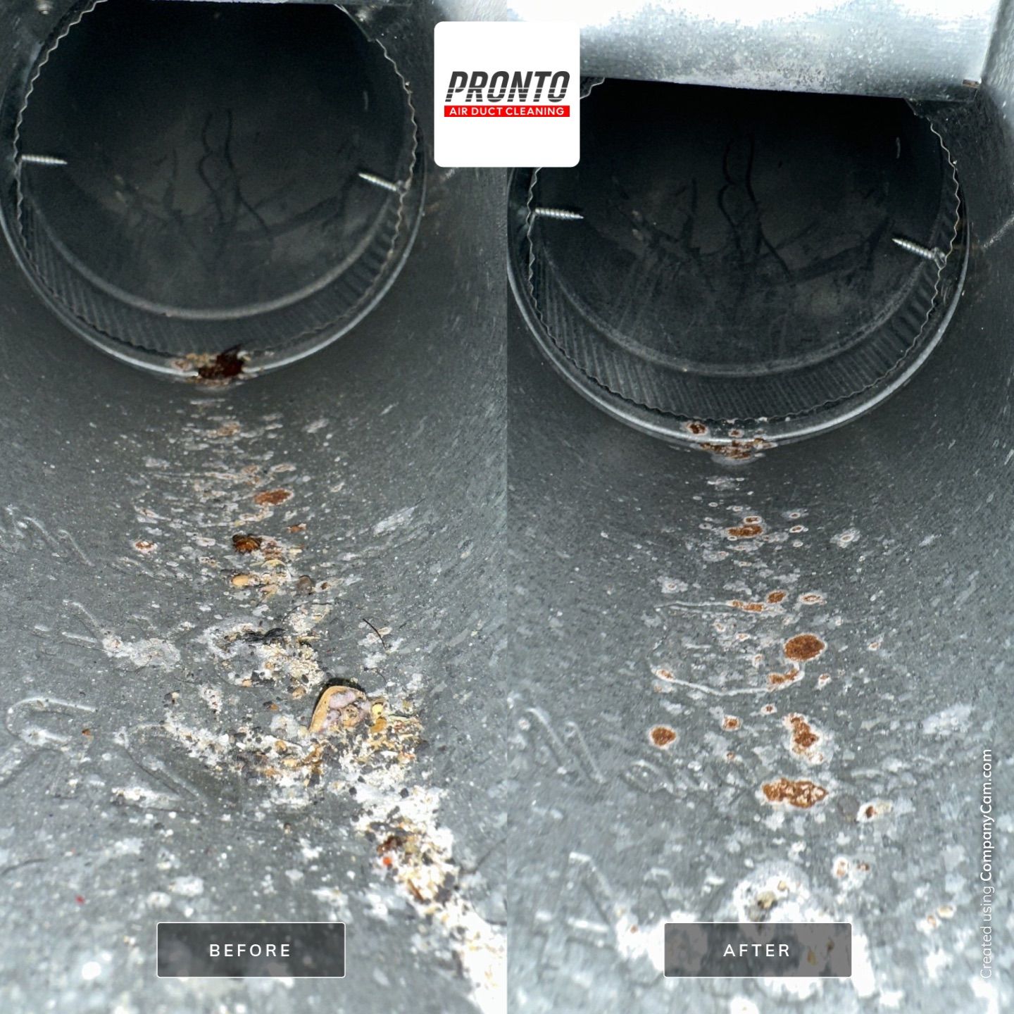 Air duct cleaning using Hypervac by Pronto Air Duct Cleaning