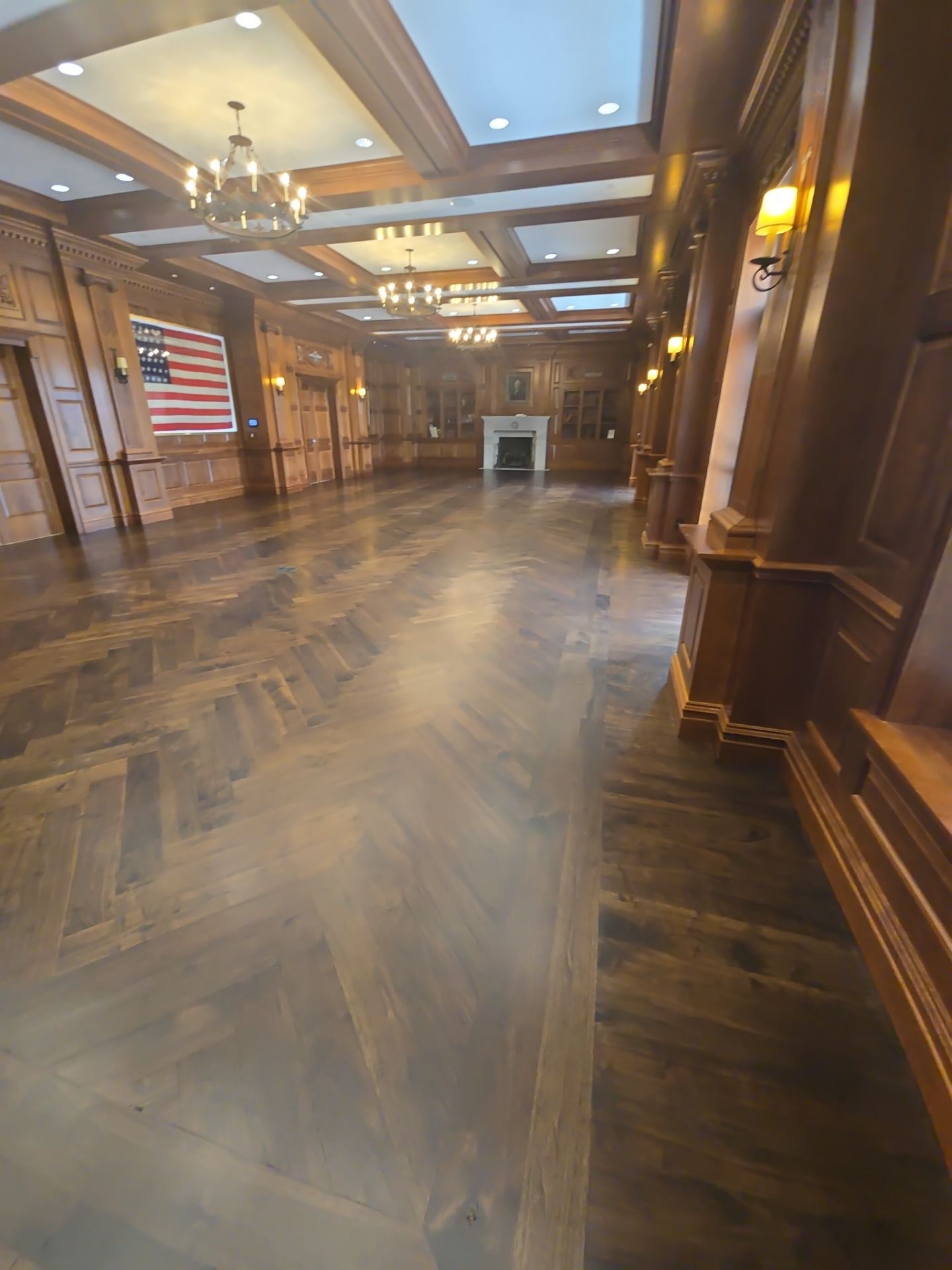 Patriotic Boys' School Refinish  by Footprints Floors of Nashville