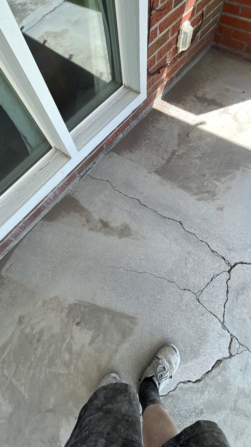 Patio Transformation using Echo 1/4" Chip by Croc Coatings, LLC