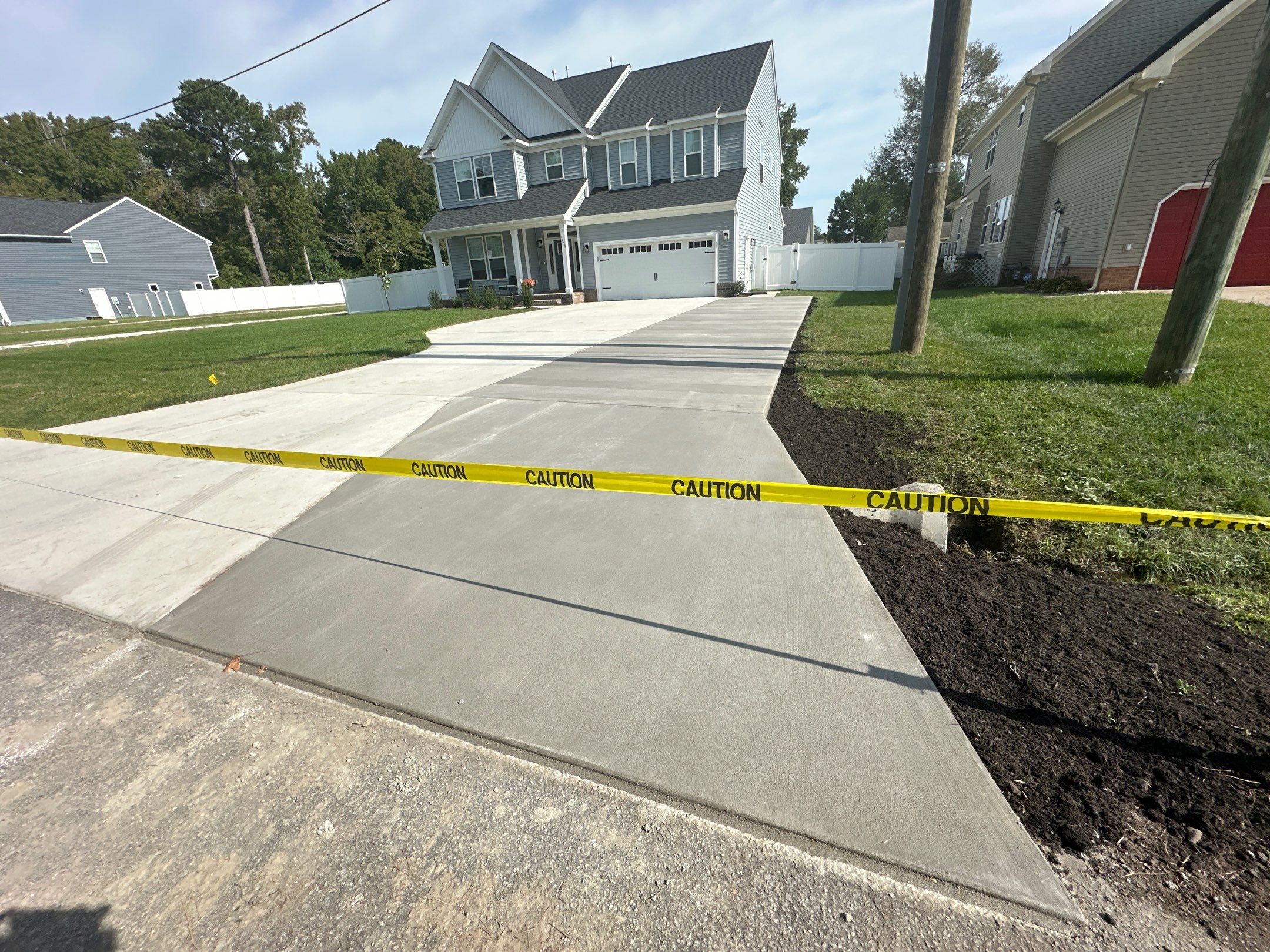 Project in Virginia Beach by Sam The Concrete Man Virginia Beach