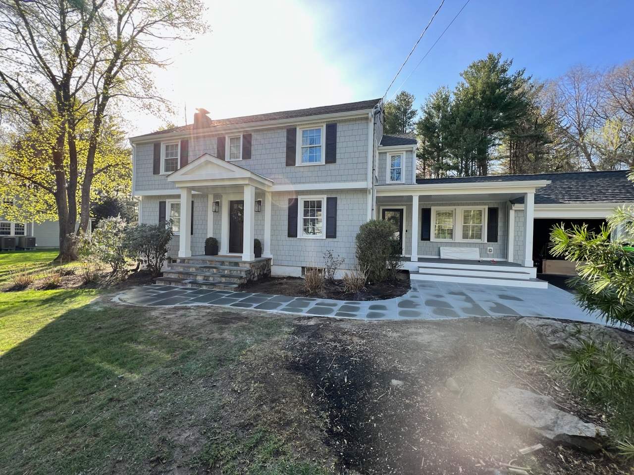 Exterior renovation in Wayland MA by UBrothers Construction