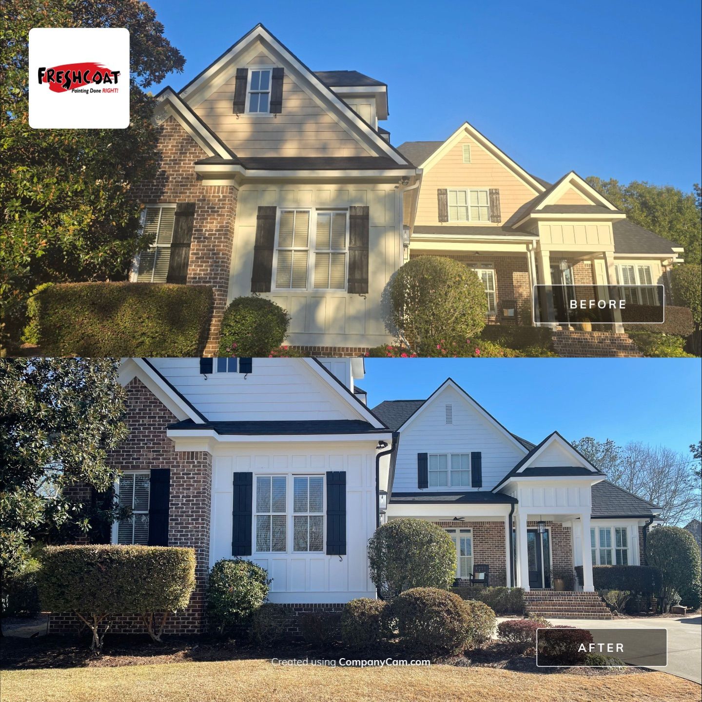 Exterior Refresh by Fresh Coat Painters of Augusta