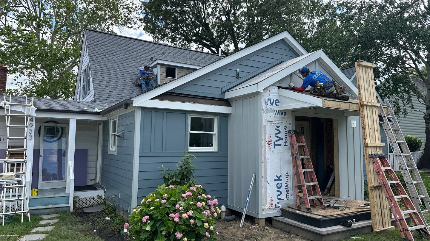 Siding Installation using JH Batten Smooth, JH Smooth Plank STMT, and JH Panel Smooth by ExteriorPros