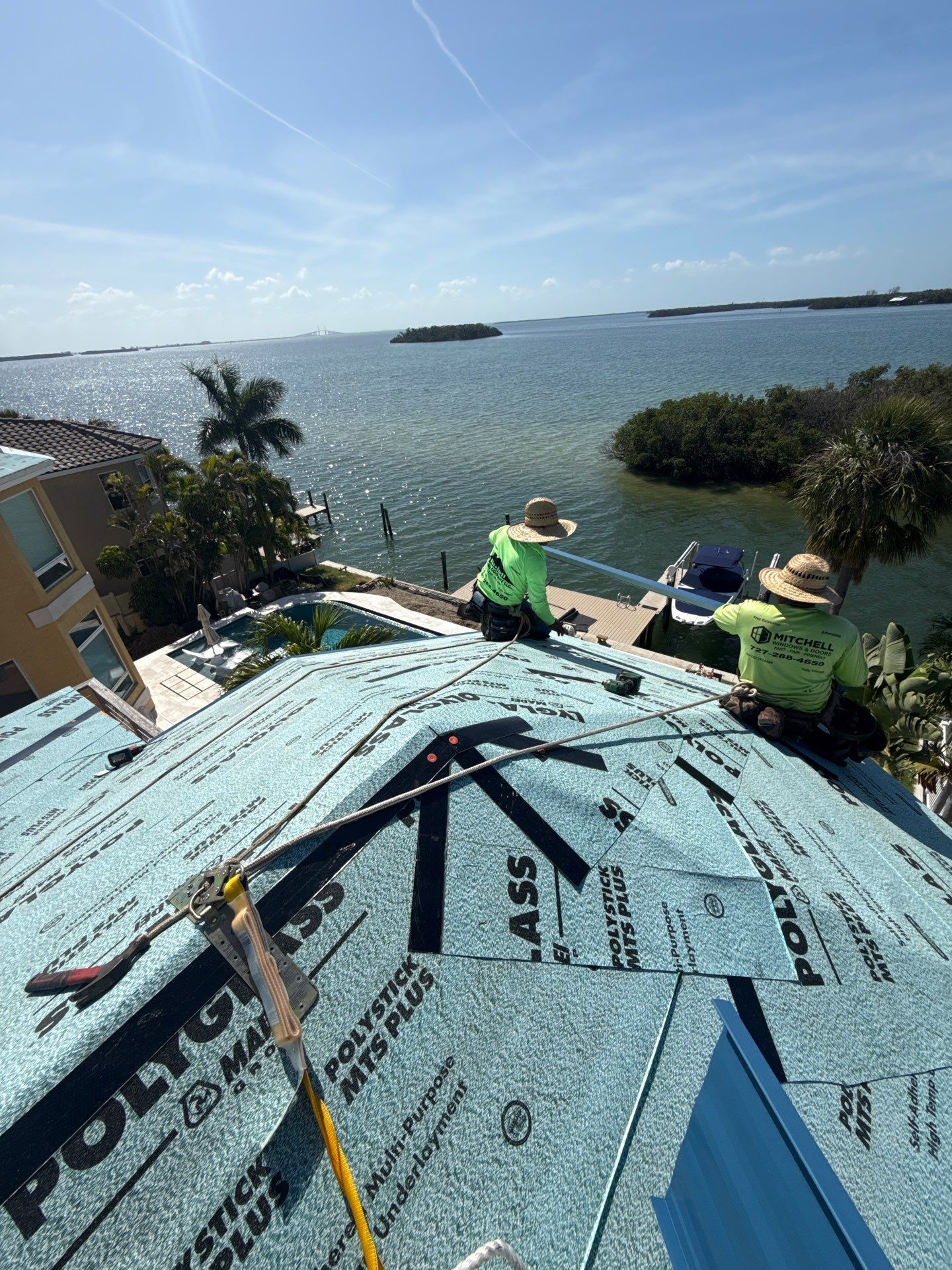 Project in St. Petersburg 33715 by Mitchell Roofing Company LLC