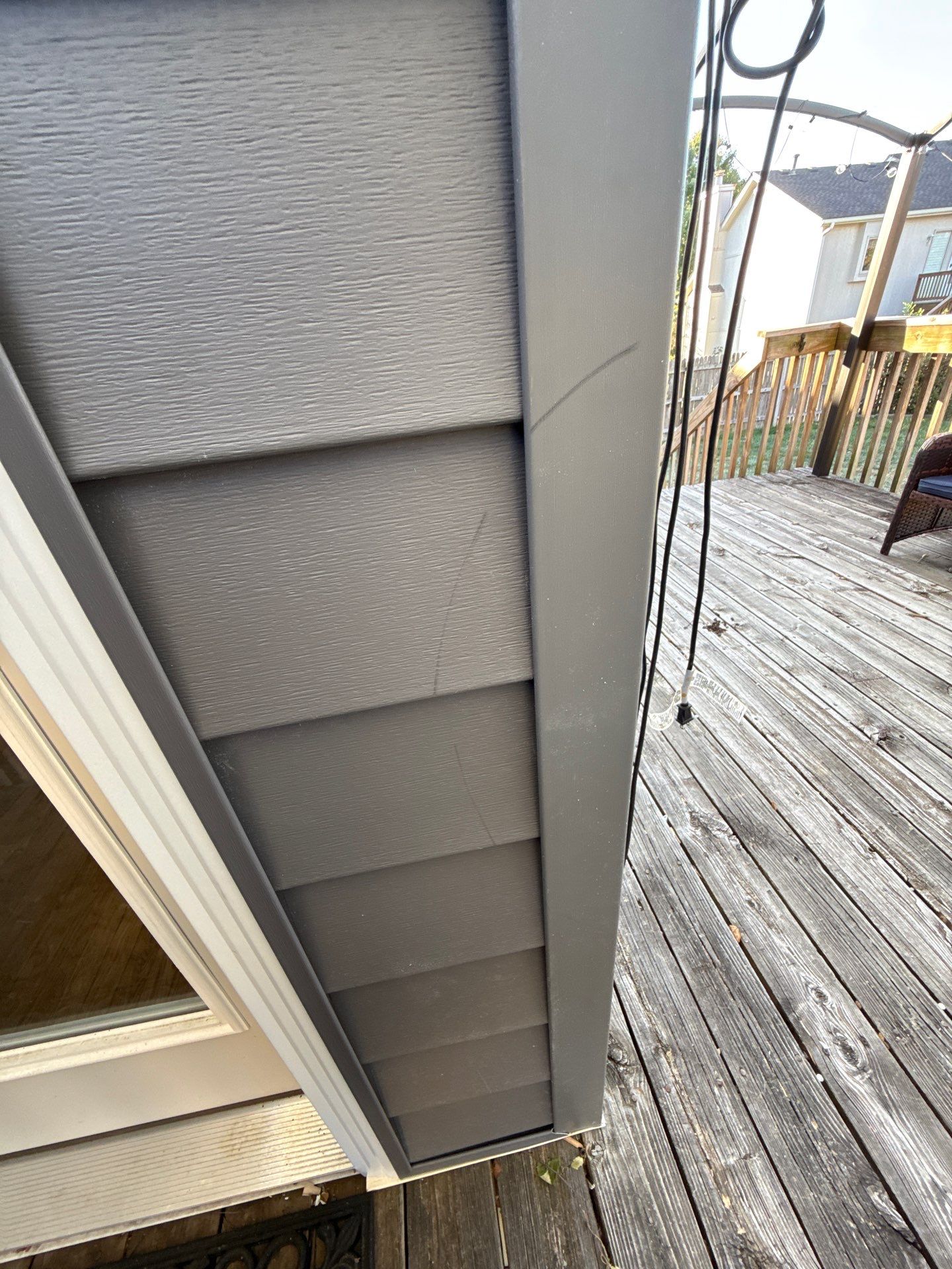 Split Entry in Smokey Ash Craneboard D7 by EEC  Windows, Siding & Roofing 
