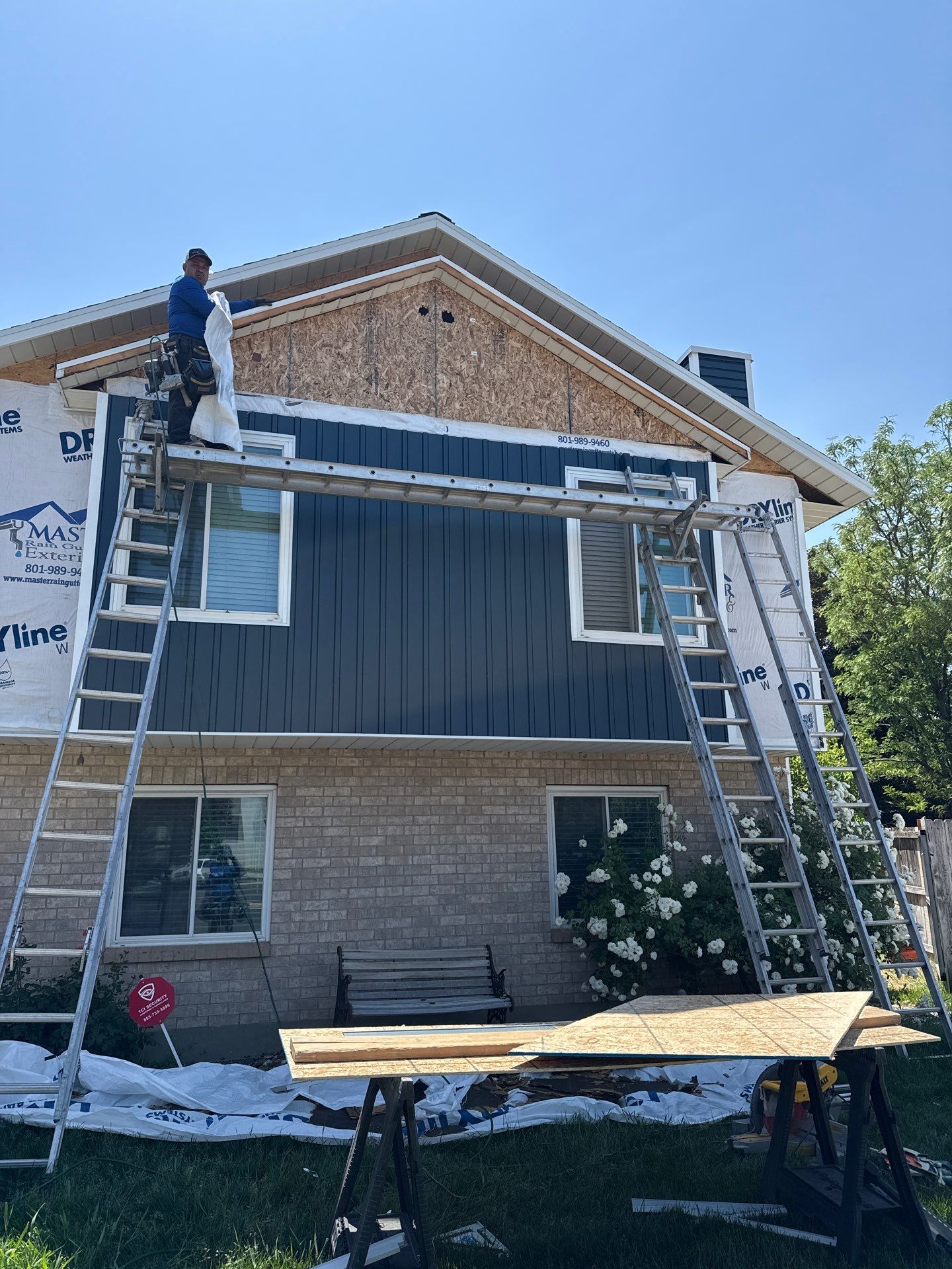 Project in Orem by Master Rain Gutters.