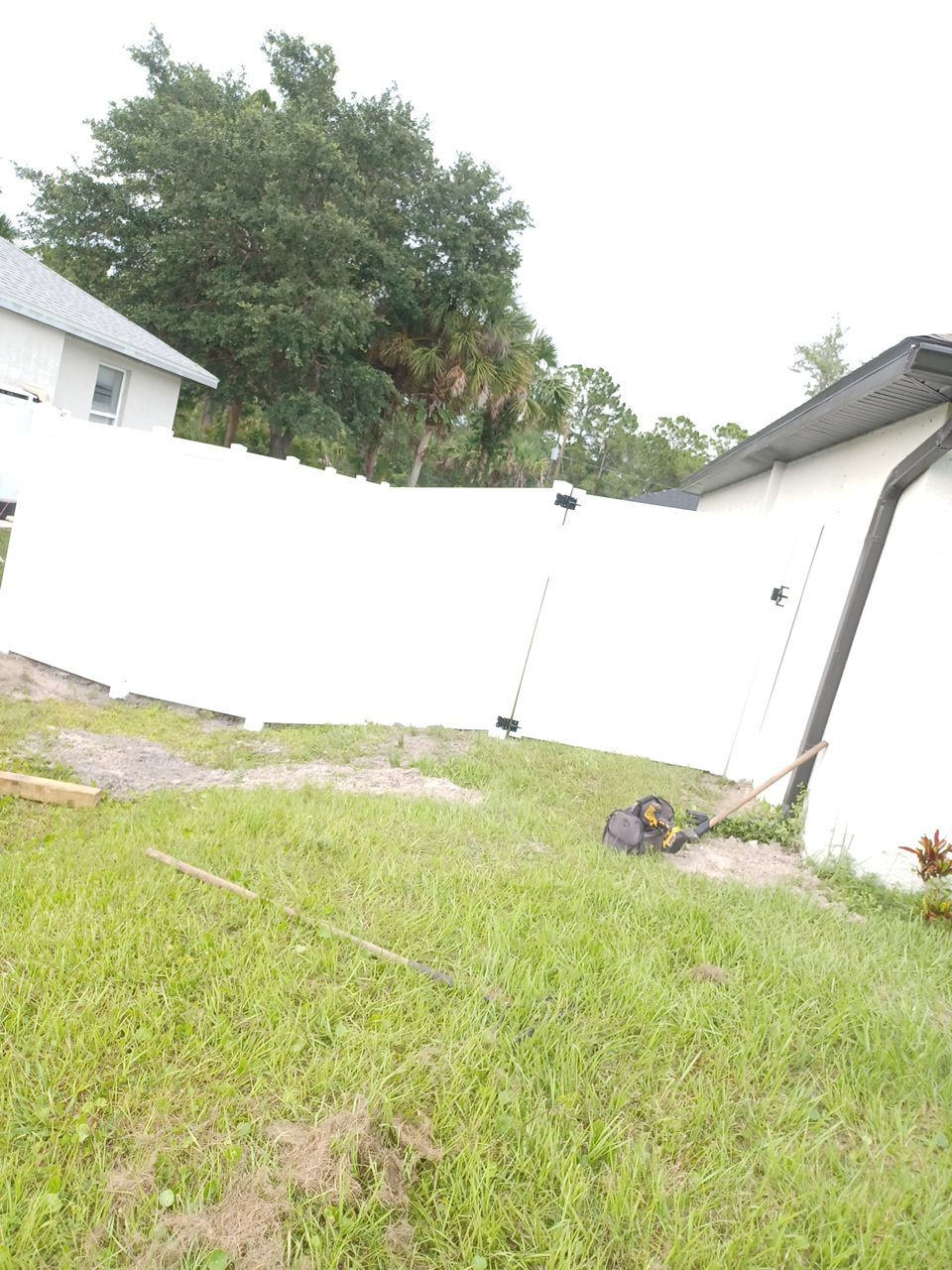 North Port, FL 6ft. Tall White Vinyl Privacy Fence  by Asap fence and gates, LLC