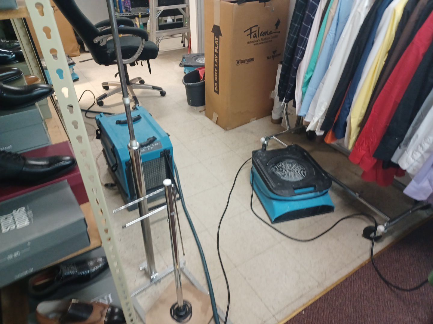 Project in Highland Park by EzDry Water Mitigation & Property Restoration