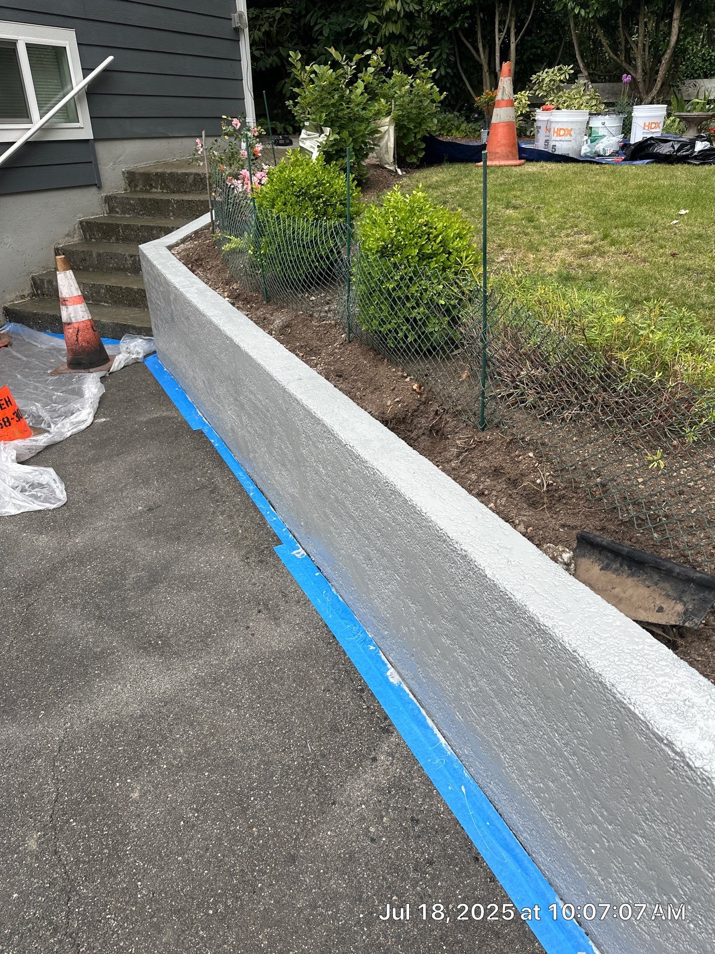 Epoxy Stairs & Sealcoat Driveway Application by Jireh Asphalt & Concrete Inc 
