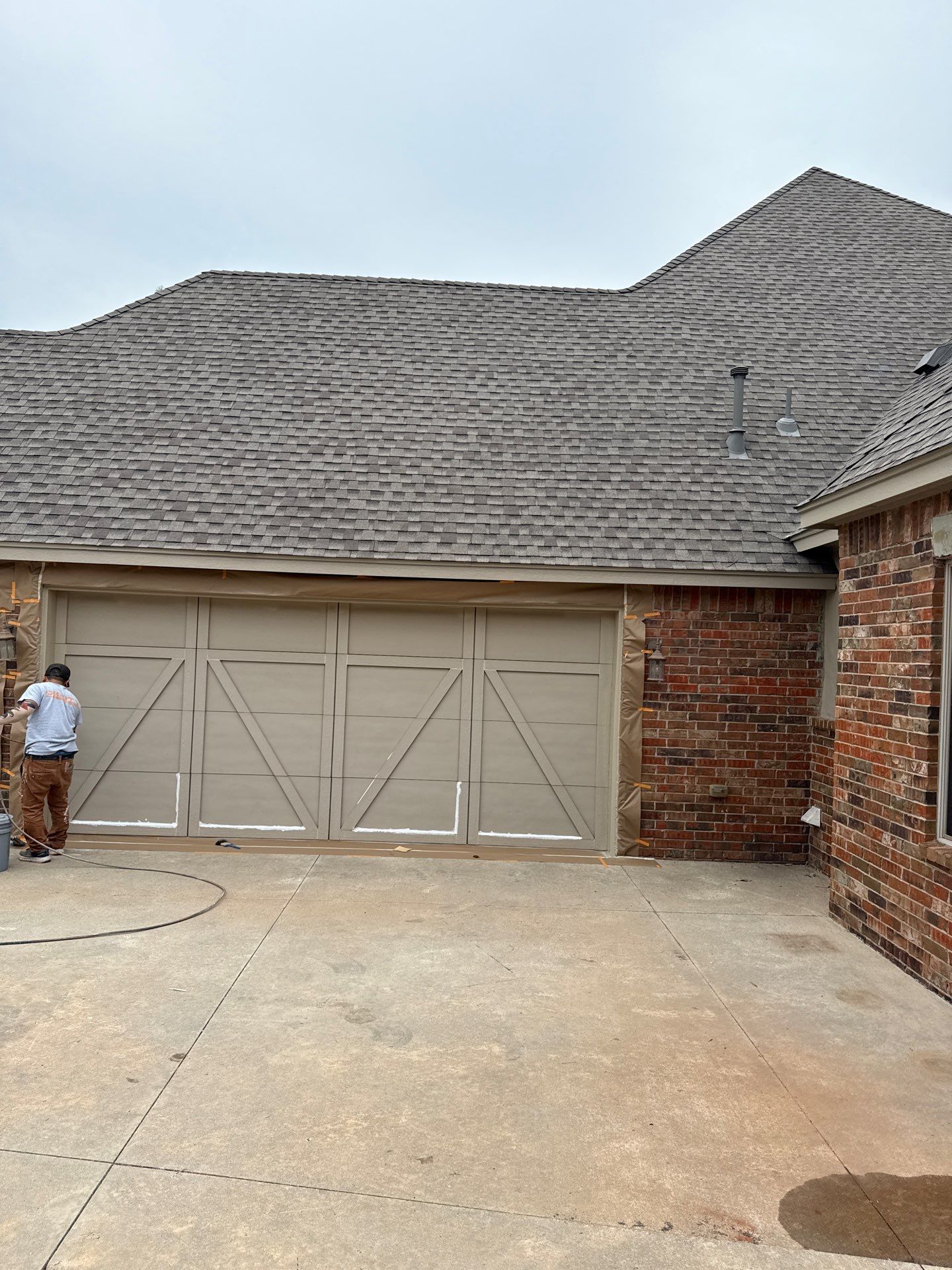 roof replacement, gutter replacement, exterior painting  by McCann's Roofing and Construction