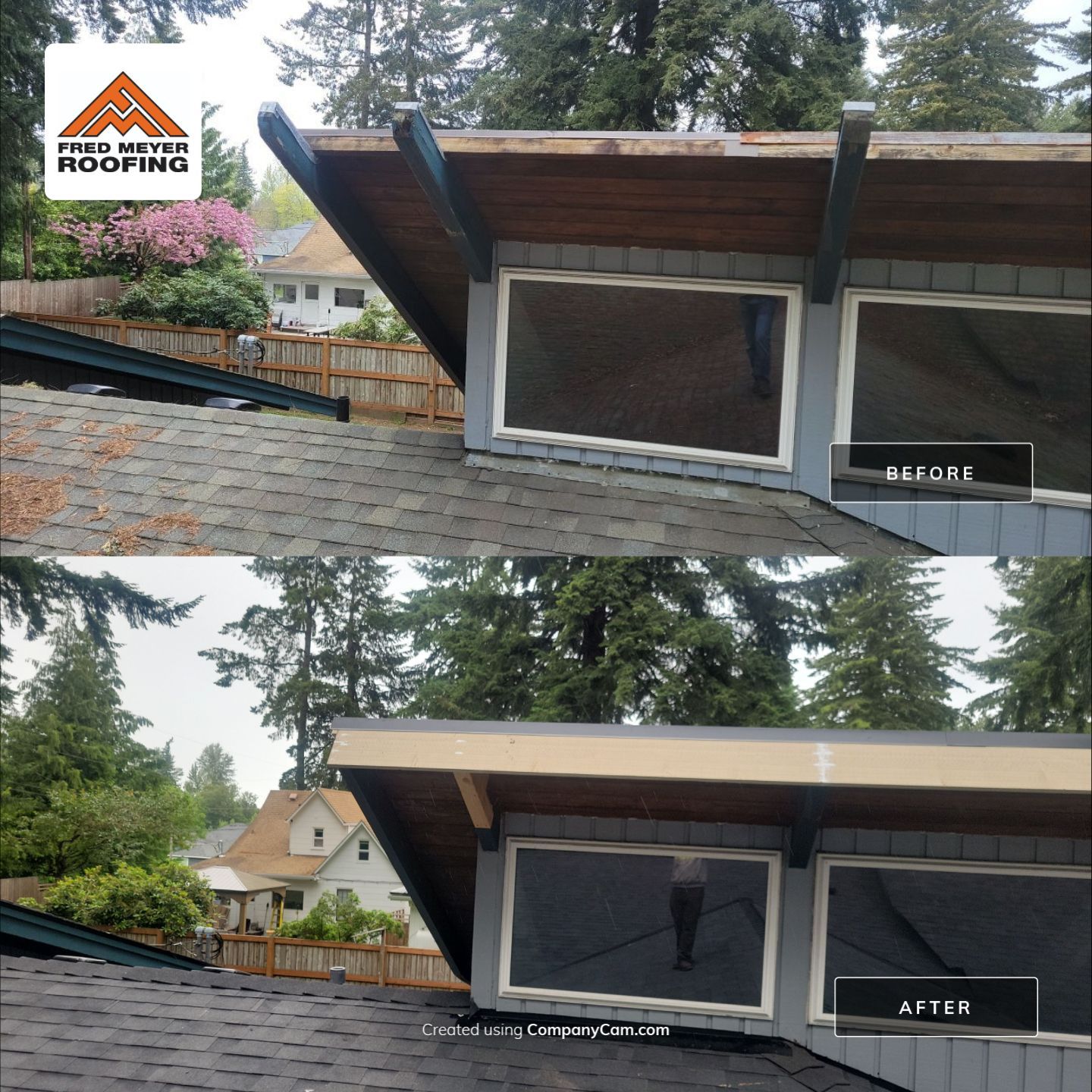 Roofing Project in Kent by Fred Meyer Roofing