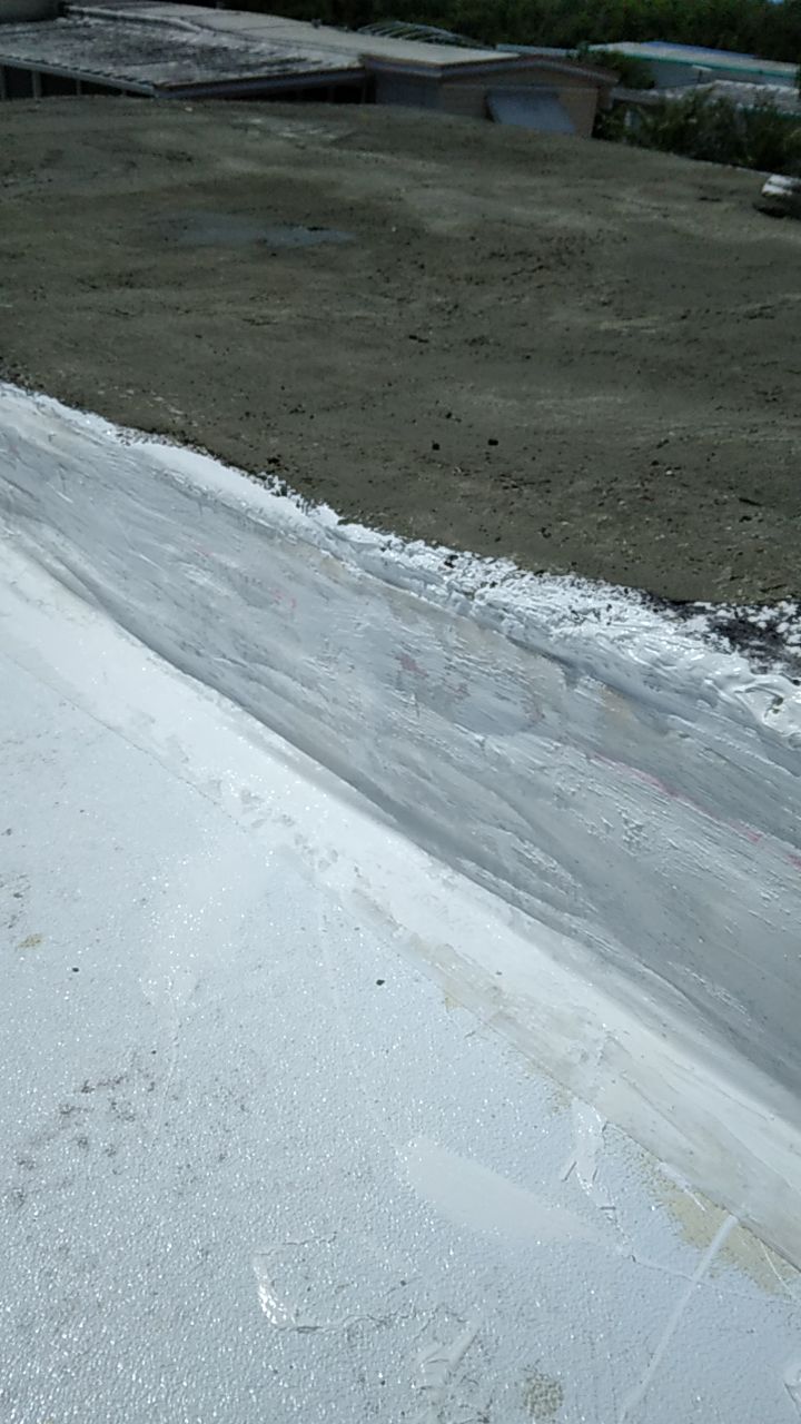 Tropical 924 100% Silicone Roof Coating Repair using Acrylic Resin by Morton Roofing, Inc.