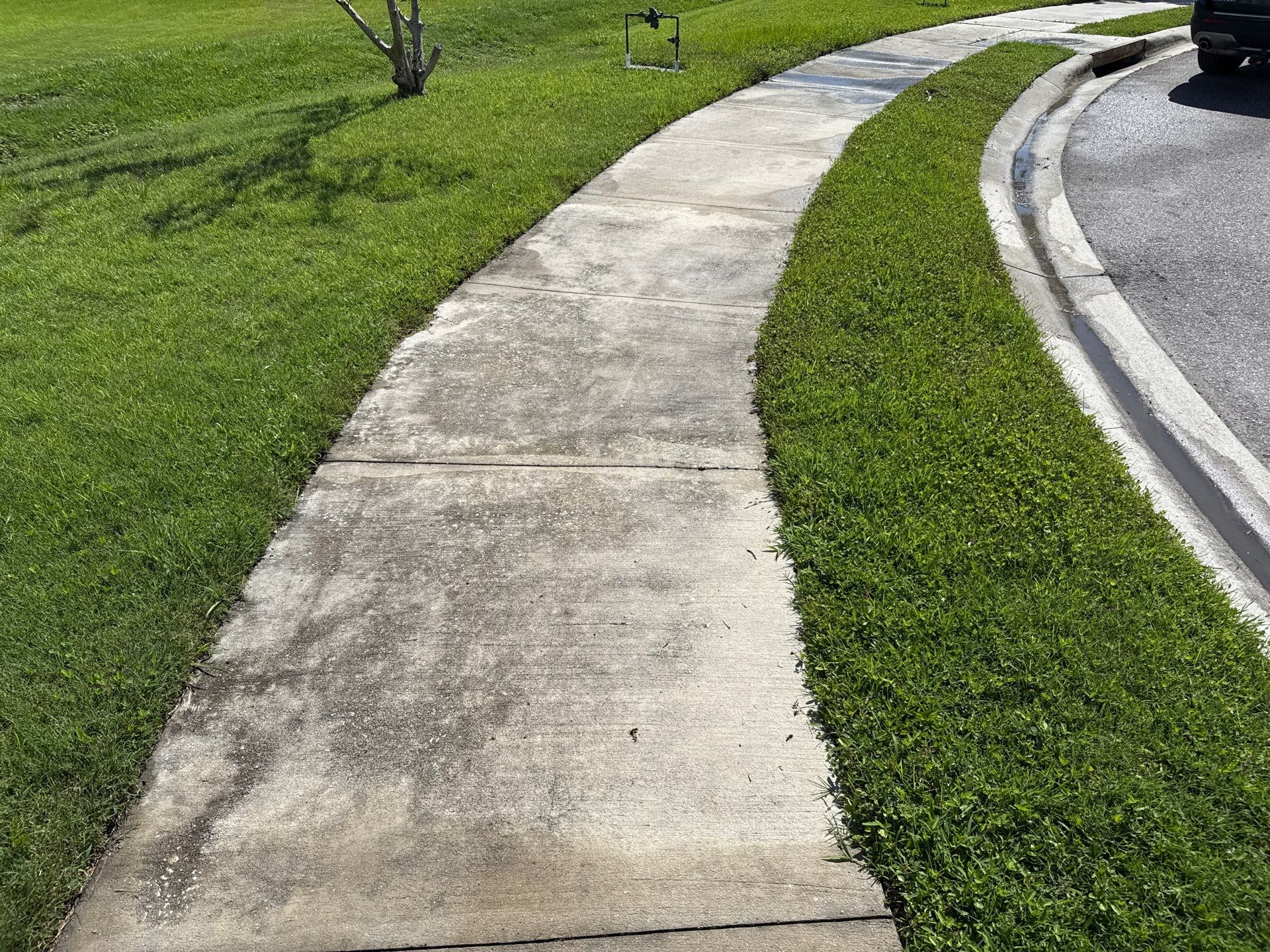 Concrete Driveway & Sidewalk Cleaning in Crystal Lakes – Palmetto, FL by Sunshine AquaWash