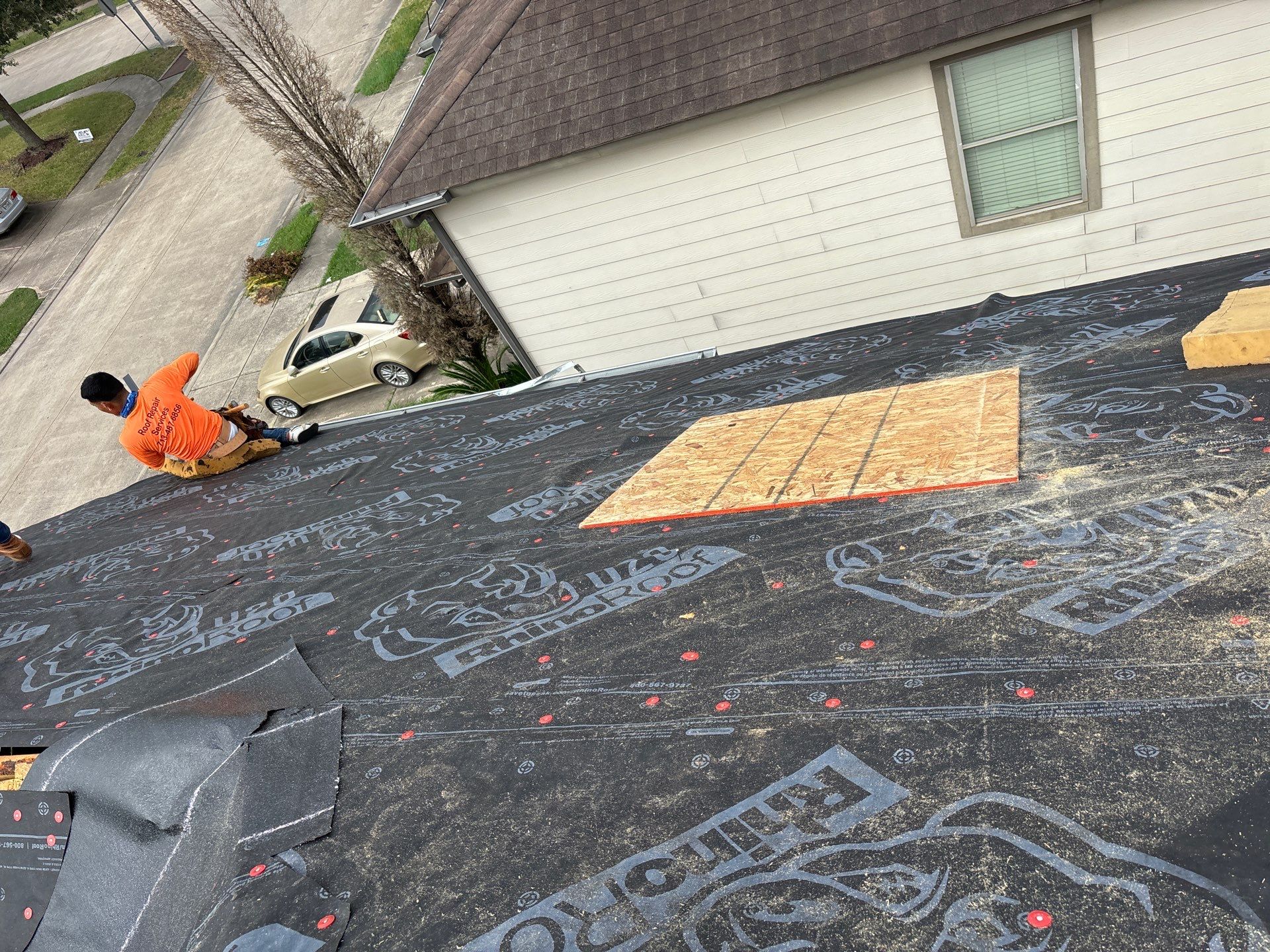 Residential Roofing Repair using Owen's Corning Duration (Lifetime) Shingles by Roof Repair Company