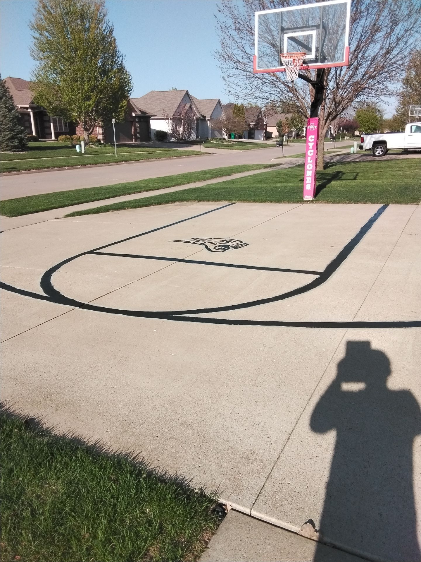 Power Wash, Touch Up Paint & seal concrete basketball court  by Midwest Paint LLC