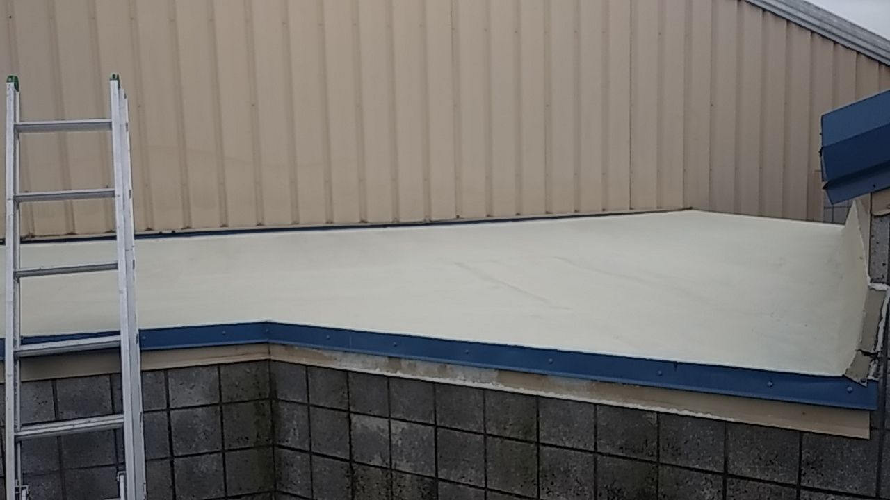 SPF Foam and Coatings using Conklin by Kentucky Commercial Roofing