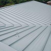 24ga 1.5" Mechanical seam Dove Gray  by Total Roofing System The Metal Roof Experts