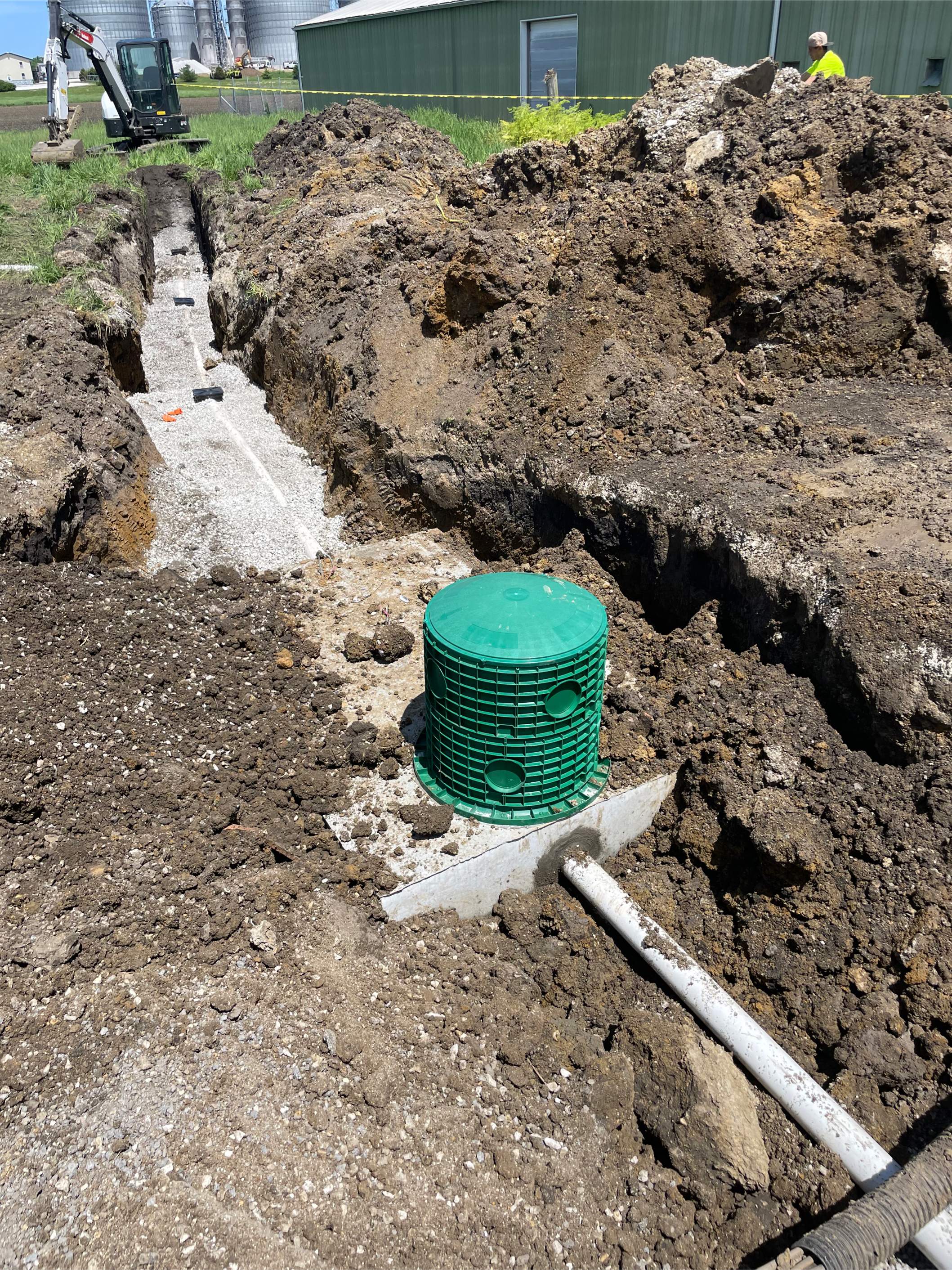 1000 Gallon Concrete Tank Replacement and Header Line/Distribution Box Replacement by Allied Water Services