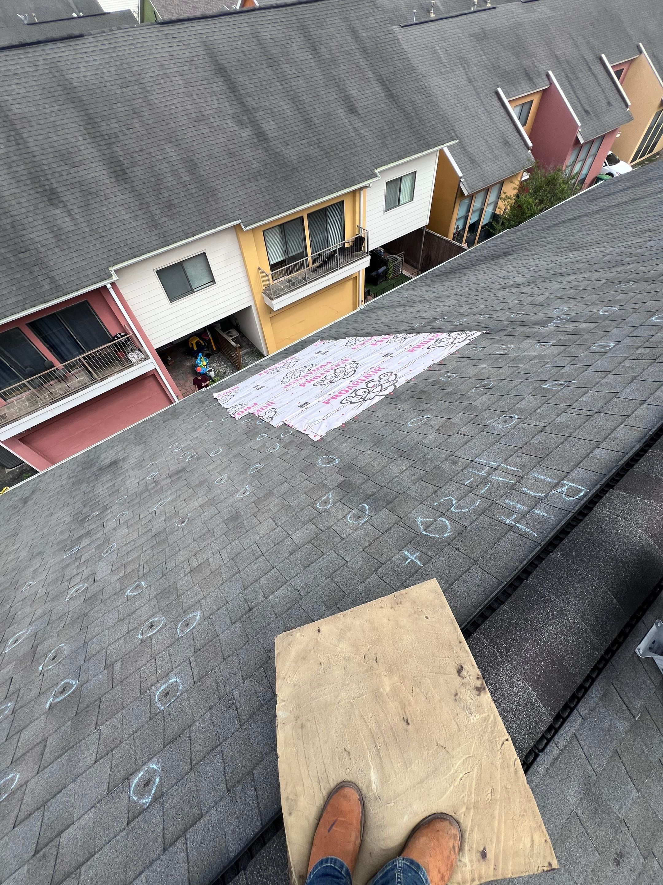 Residential Roofing Repair using Owen's Corning Duration (Lifetime) Shingles by Roof Repair Company