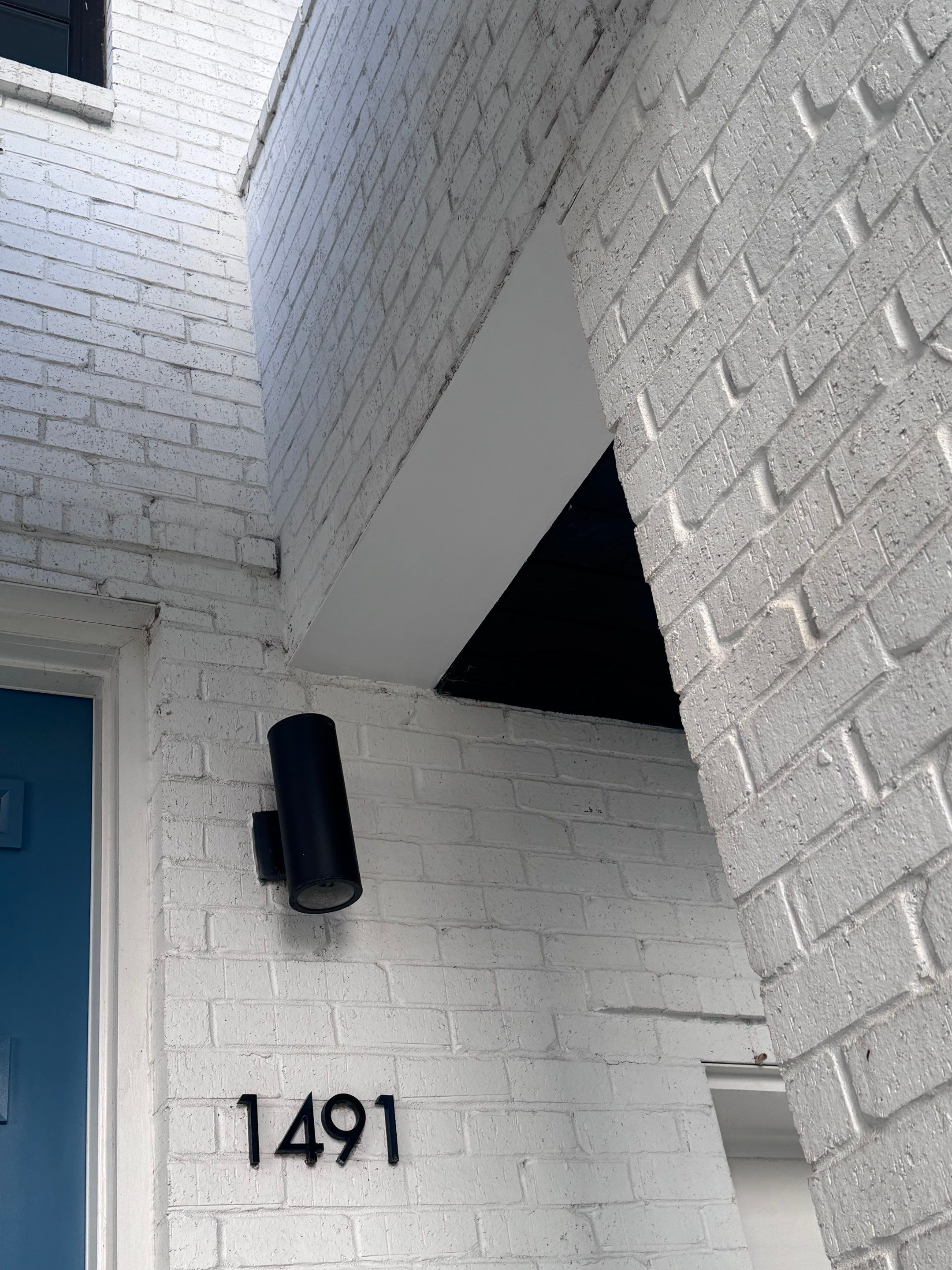 White Masonry Painting and Porch Refinishing in Atlanta by PGP Surface Solutions, LLC
