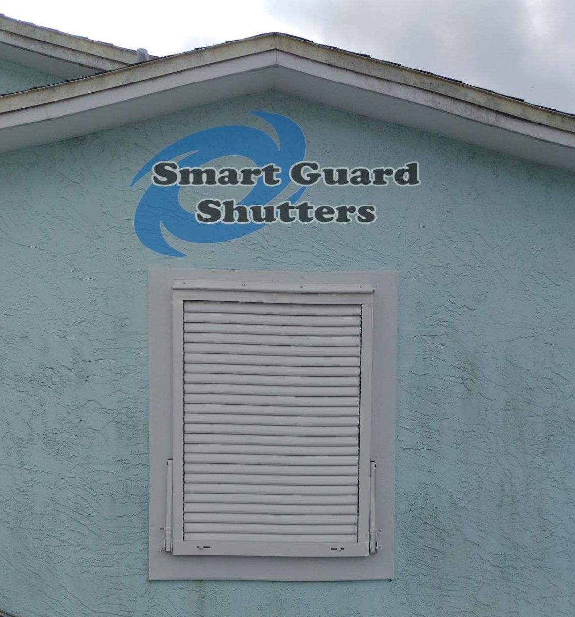Hurricane Protection in White by Smart Guard Shutters