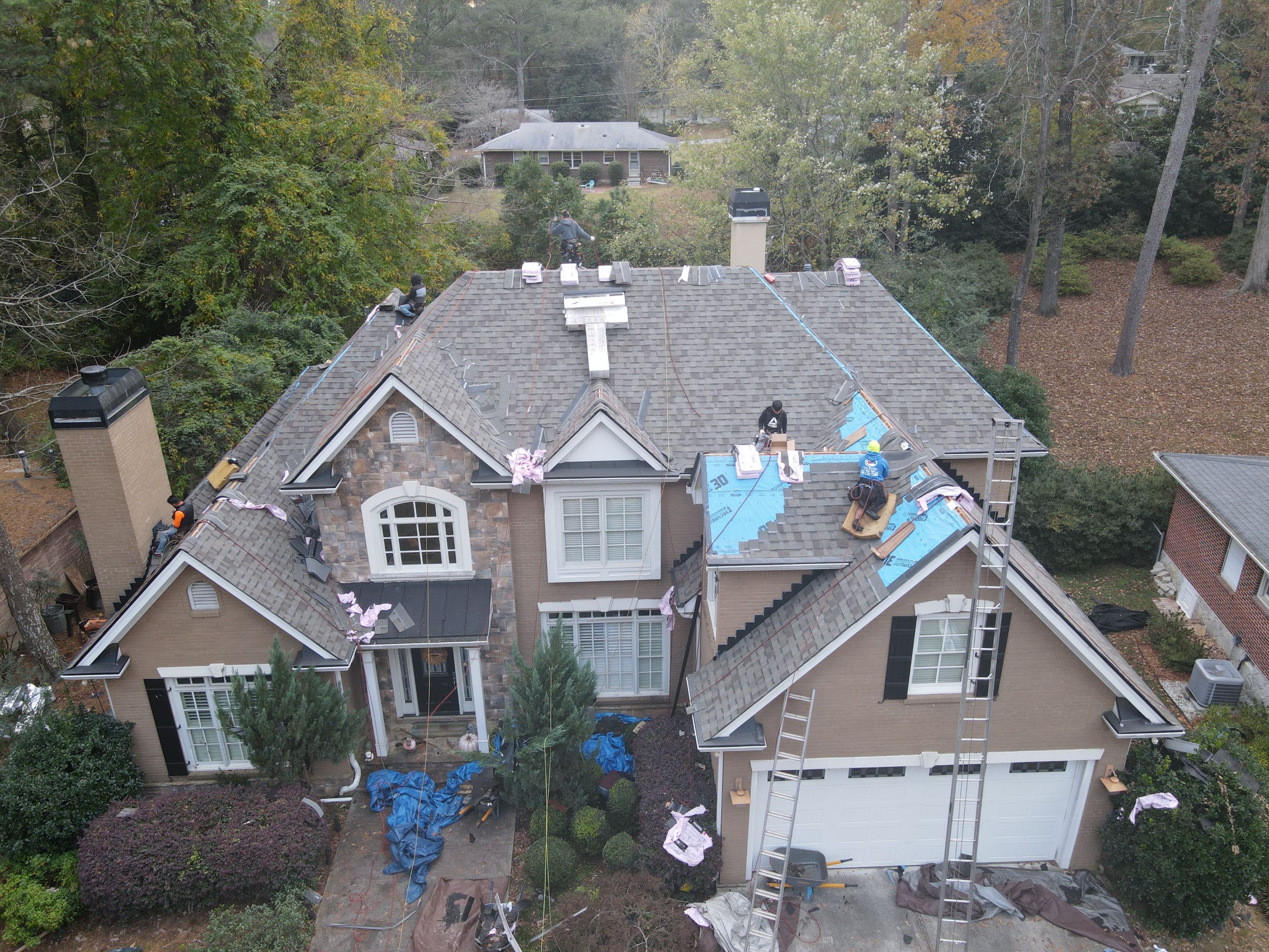 Residential Roofing Installation using Owens Corning by Inspector Roofing and Restoration