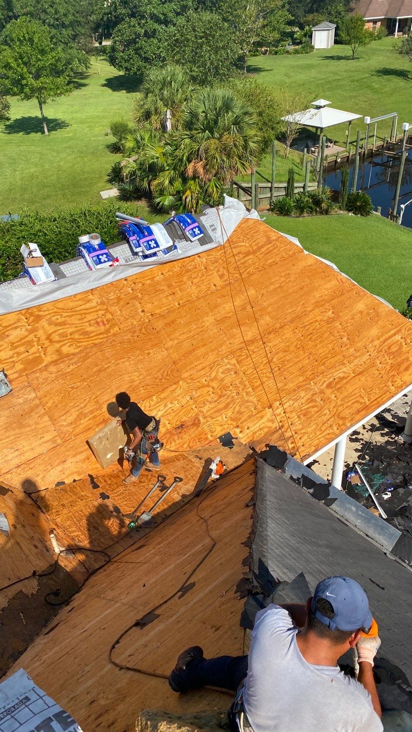 Residential Roofing Repair using Roof Replacement by American Roofing & Construction LLC