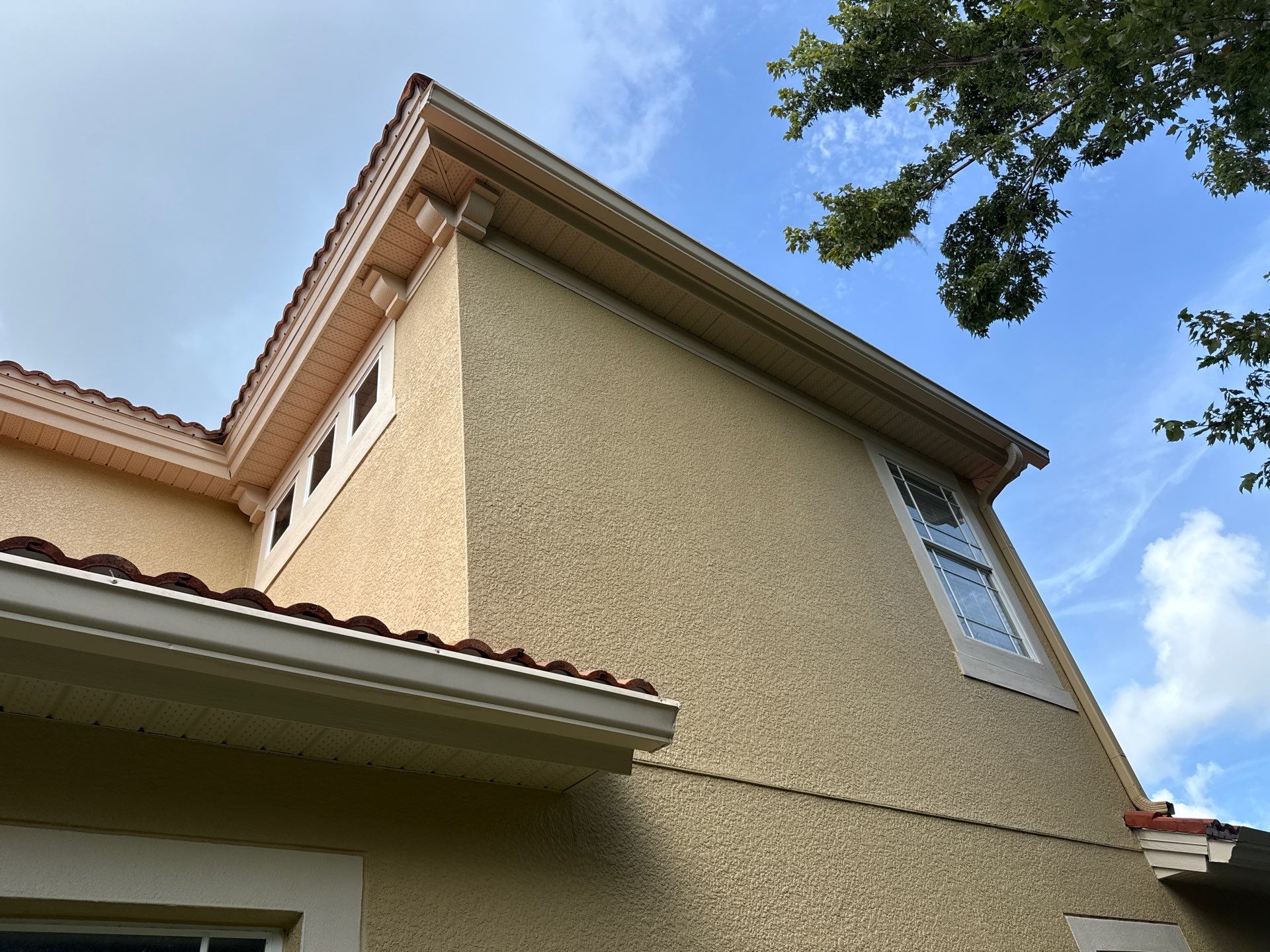 Soft Wash Tile Roof Cleaning in Sonoma Community, Sarasota, FL by Sunshine AquaWash