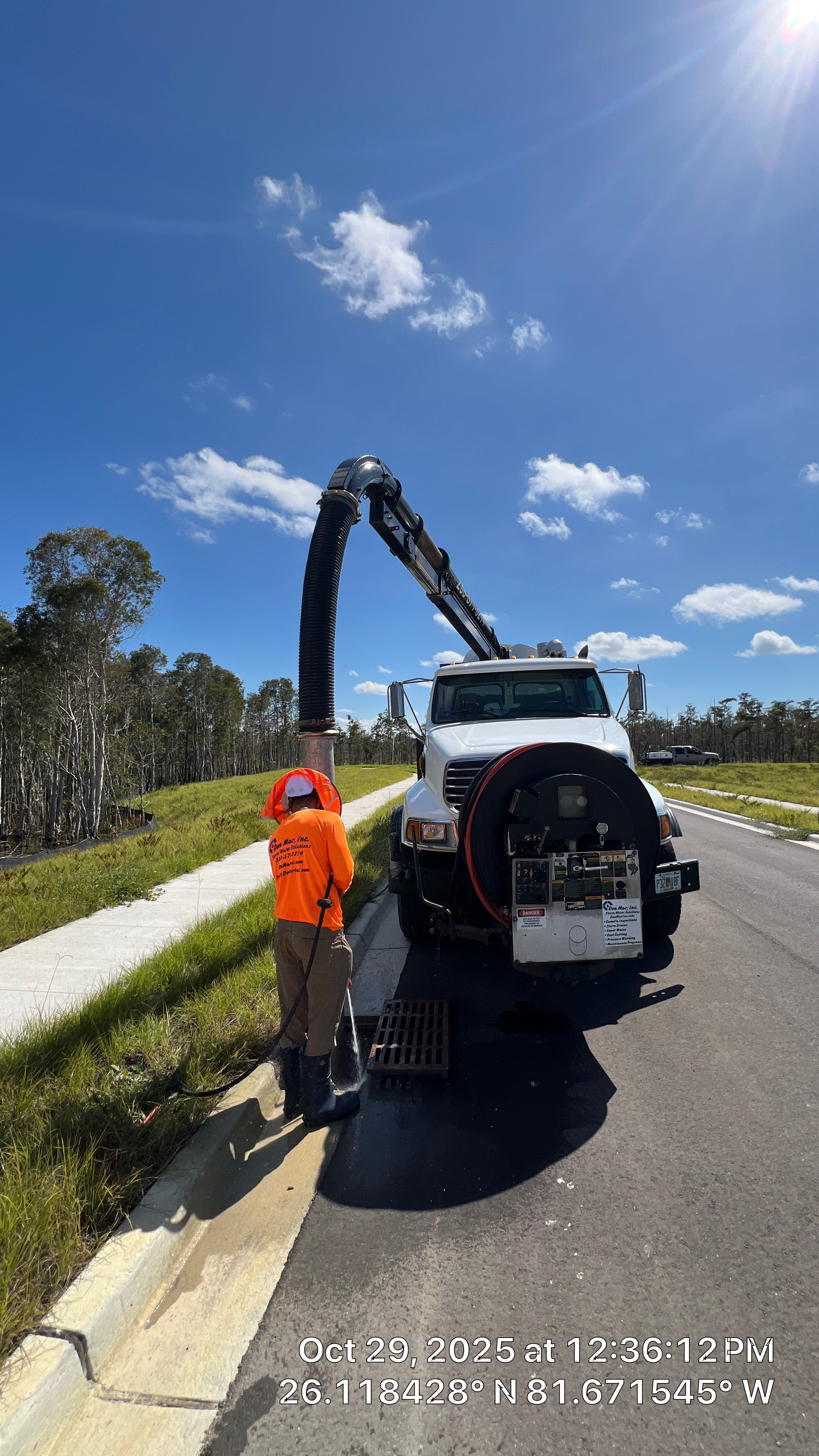 New Construction Road off Rattlesnake in Naples by Don Mar, Inc. Storm Water Solutions