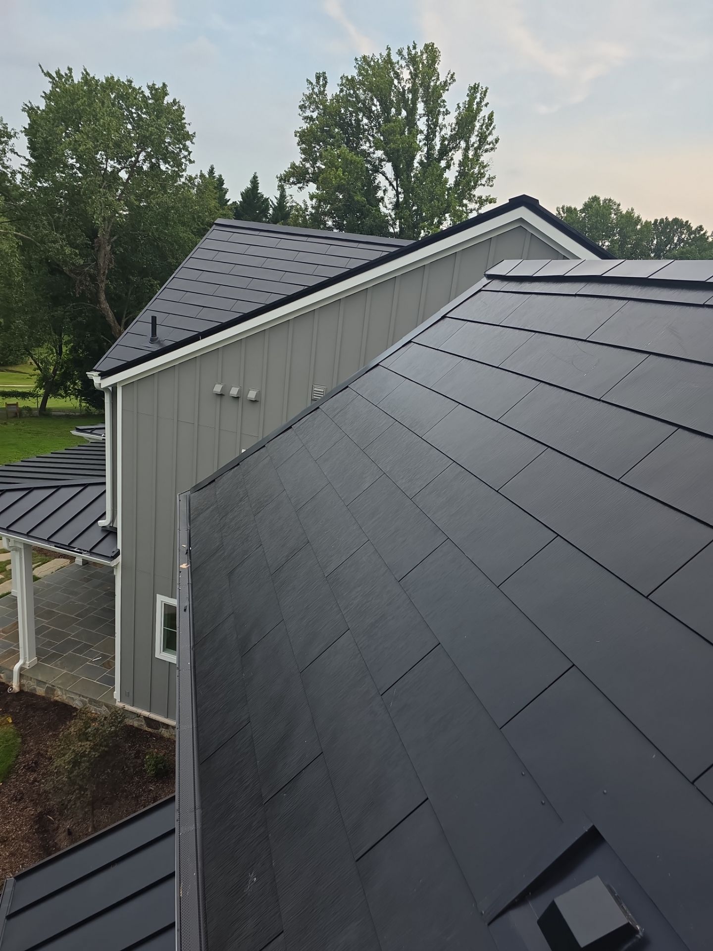 Tesla Solar Roof + Powerwall & SPAN Panel Integration | Fairfax, VA by American Home Contractors