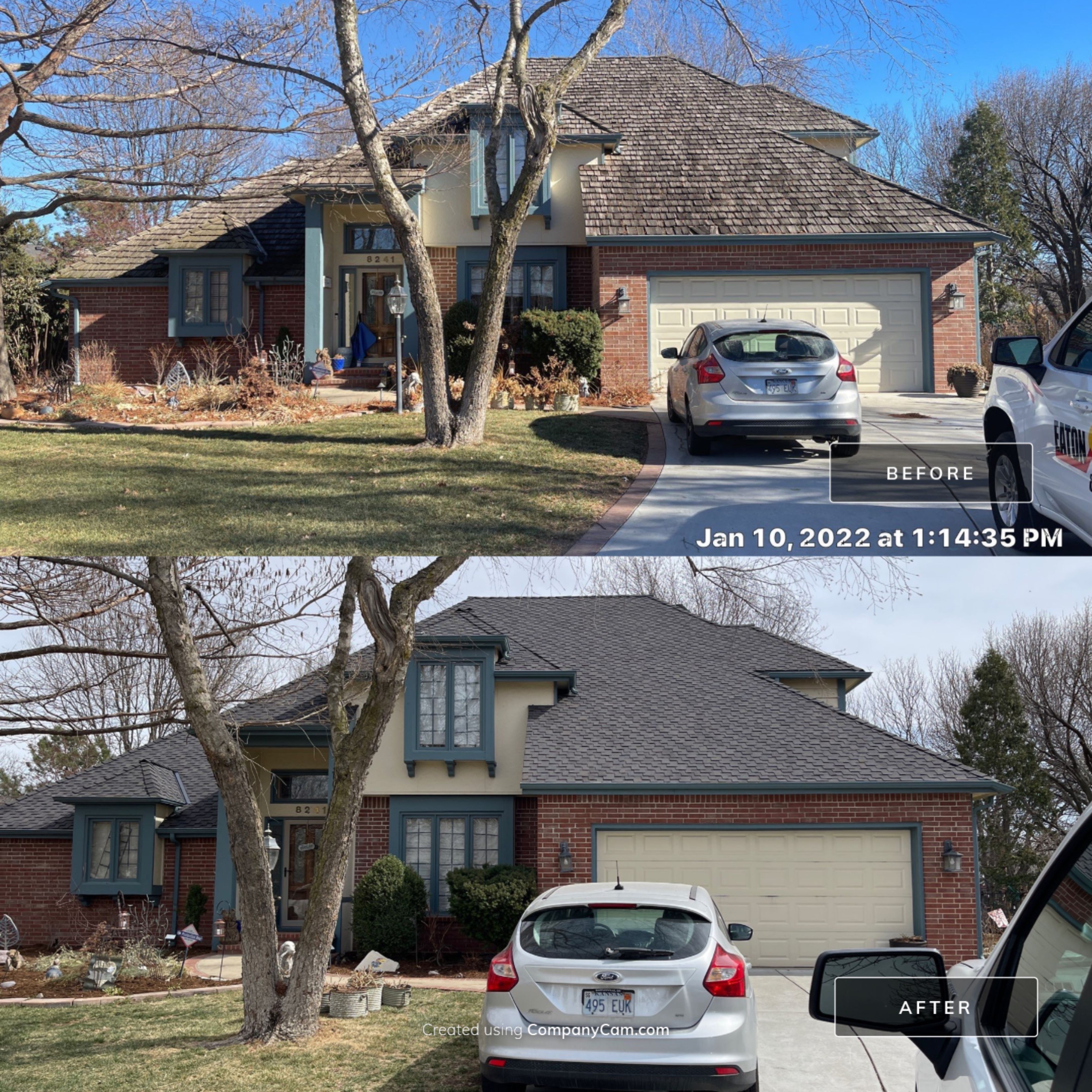 Residential Roofing Installation using CertainTeed Presidential Impact Resistant  by Eaton Roofing 