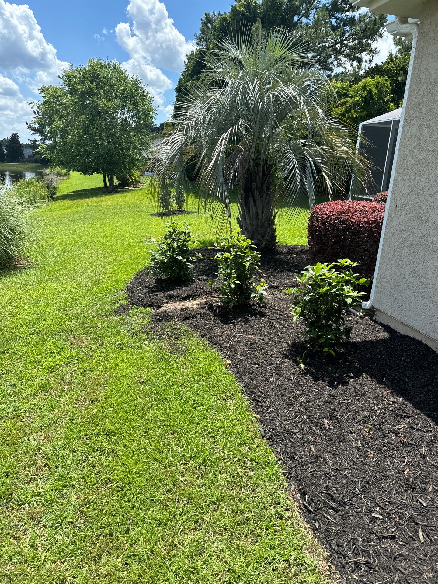 Residential Landscape Refresh and Full Mulch Installation by Lowcountry Scapes, LLC