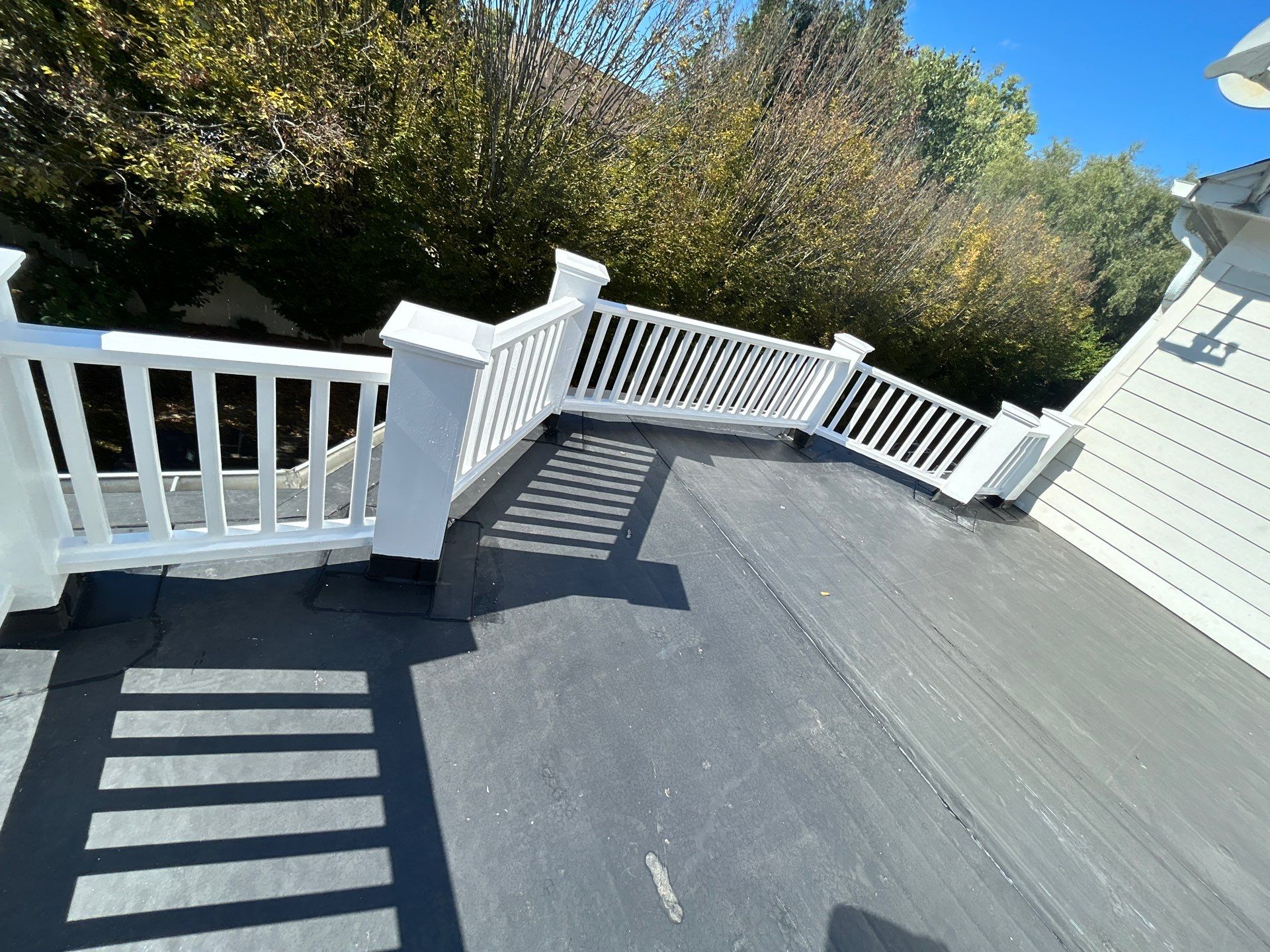 McLean - Residential Flat Roof Replacement with Carlisle Syntec EPDM by RM Banning, Inc.