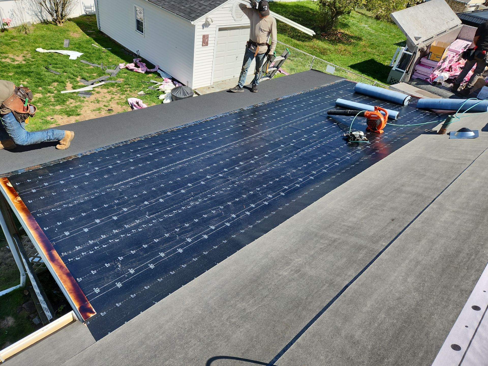 Residential Roofing Installation and Structural Plywood Replacement in Stratford by A Plus Exterior