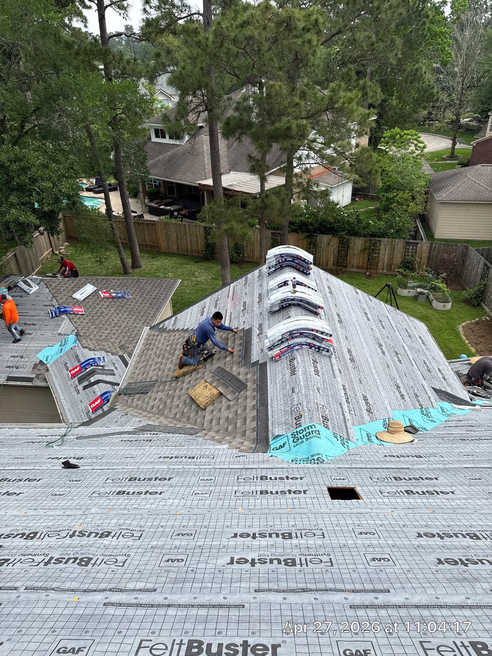 GAF HDZ - Weathered Wood by Elite Roofing LLC