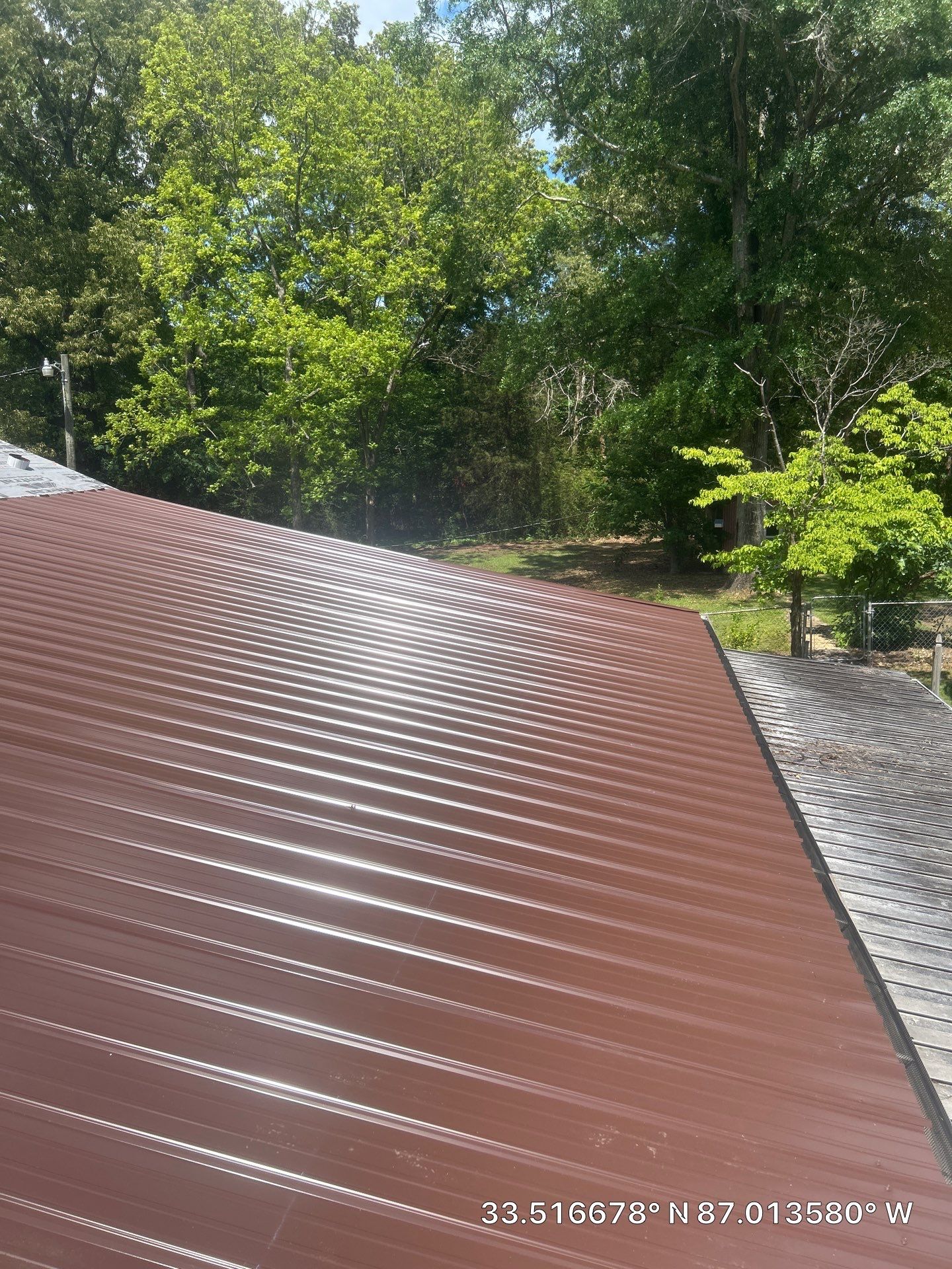 Metal Roof Replacement in Sylvan Springs (Brown) by The Roofing Dudes