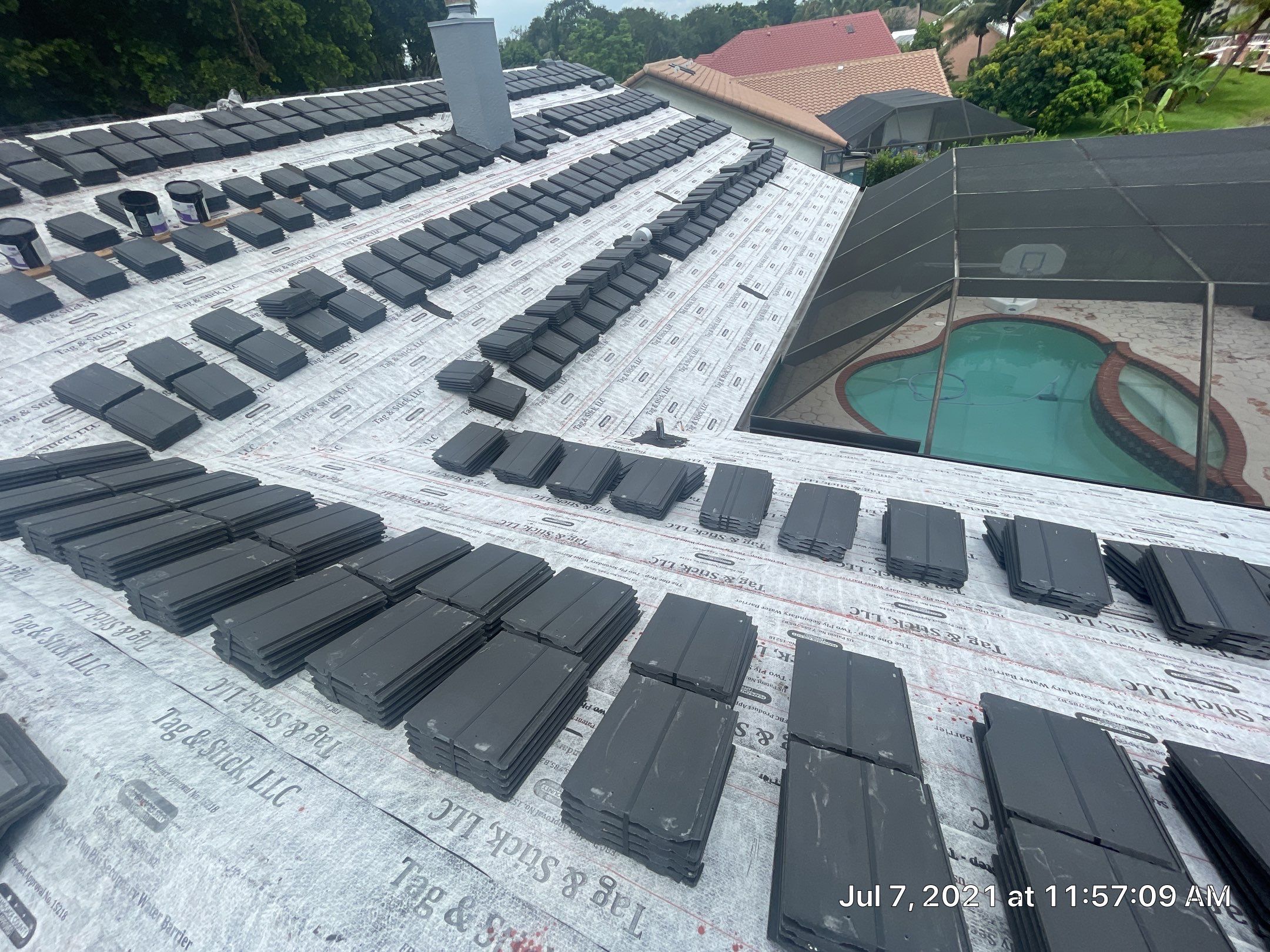 Residential Roofing Installation using WestLake Roofing Tile by BLUES BROTHERS ROOFING