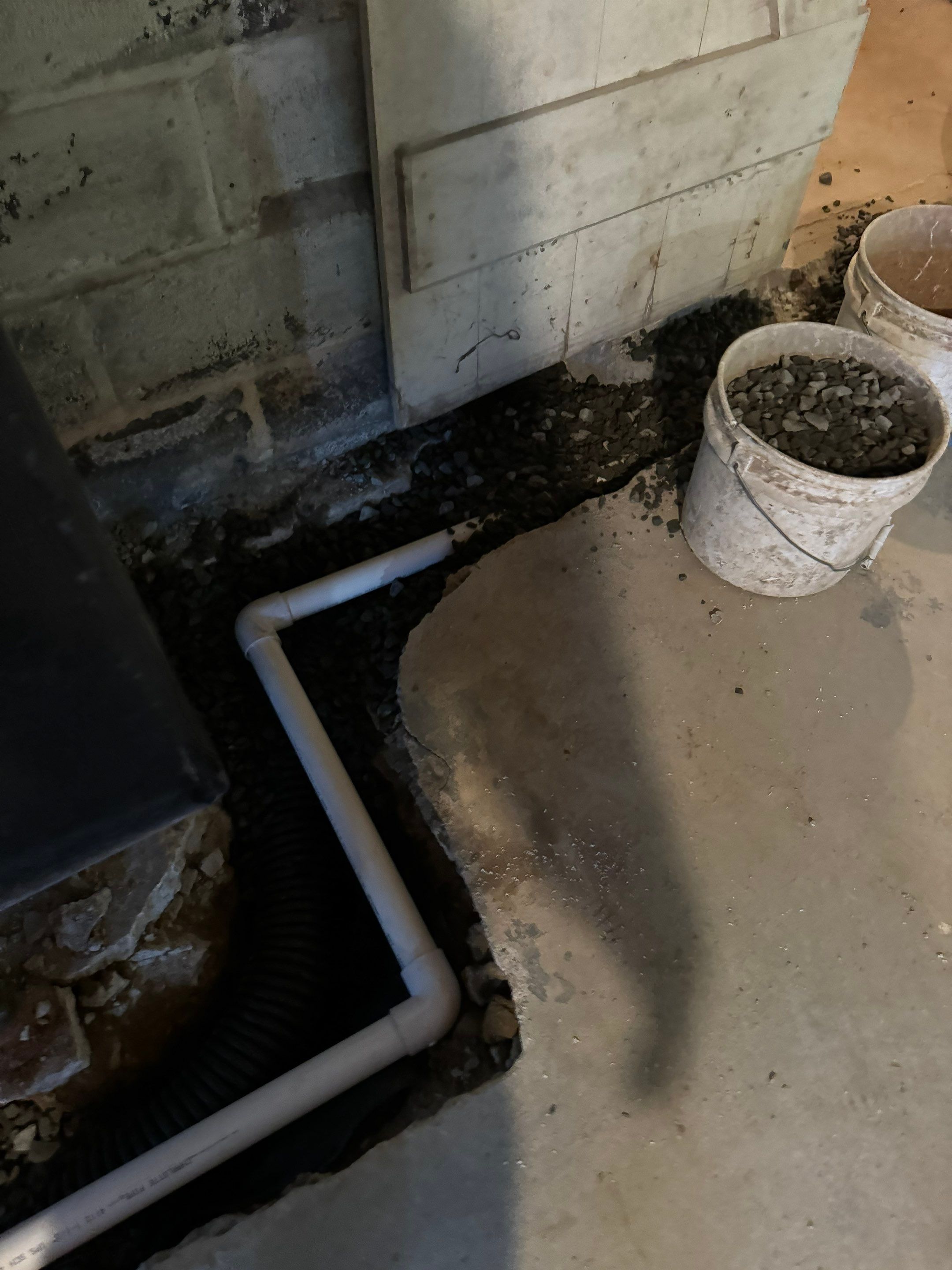 Interior French Drain Washington Township, NJ by Pure Service Pro, LLC 
