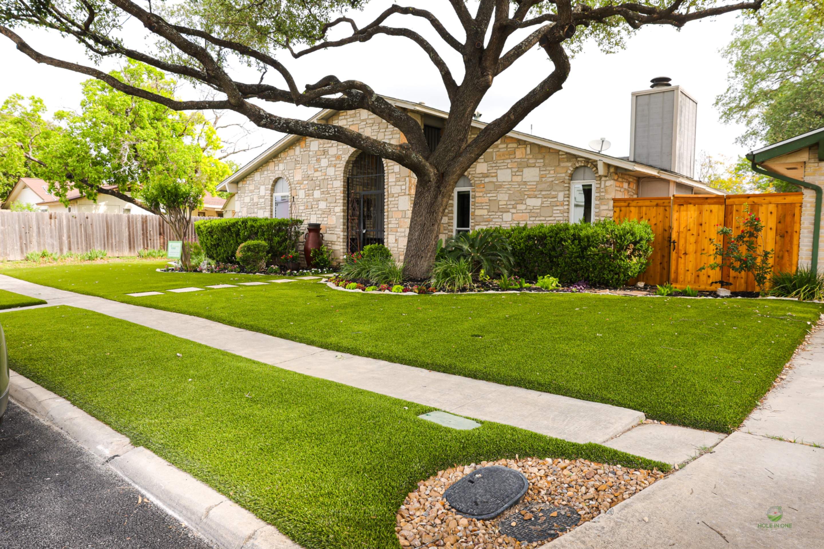 Blossom Park, San Antonio Tx. by Hole In One Lawns, LLC