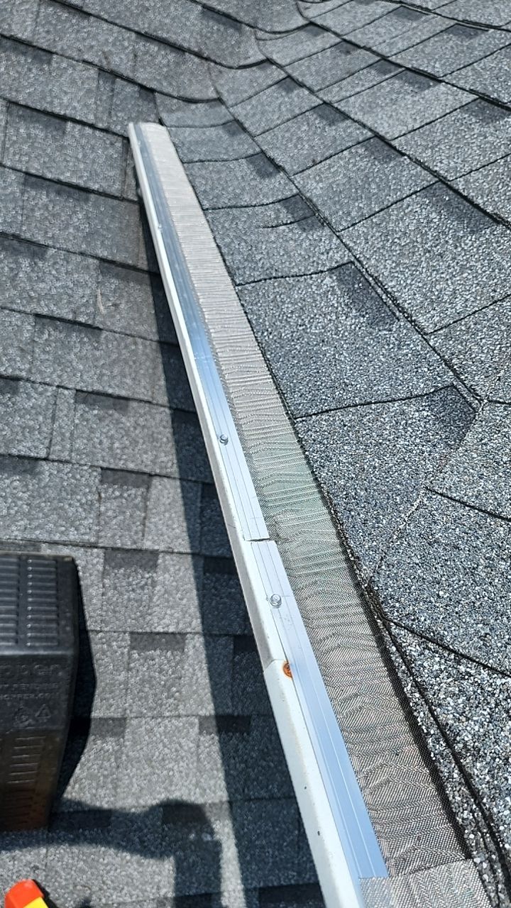 Gutter guard instalation  by G&H Home Tech Pros LLC