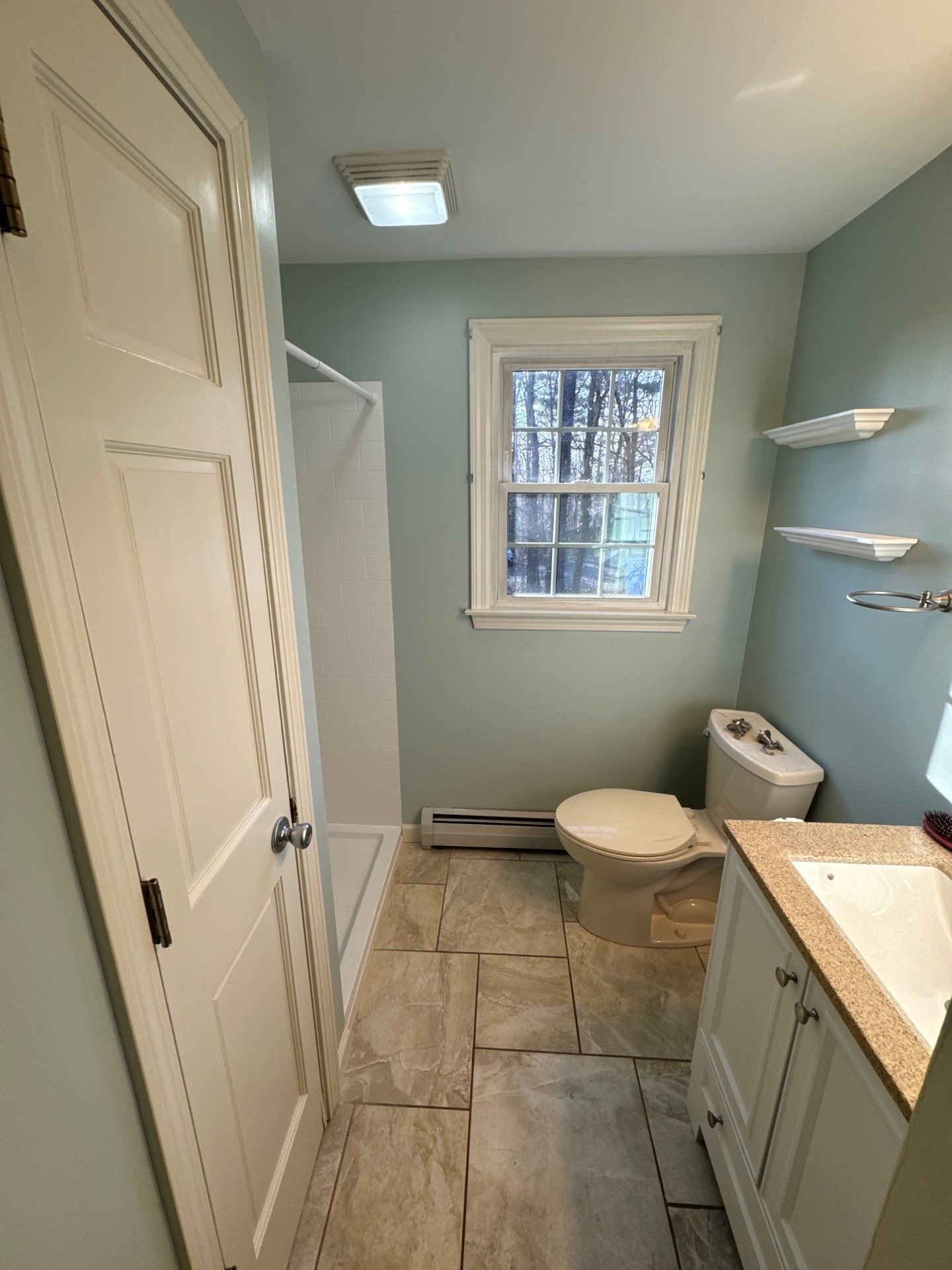 1st Floor Shower Replacement & 2nd Floor Bathroom Remodel by Chagnon Building & Remodeling LLC