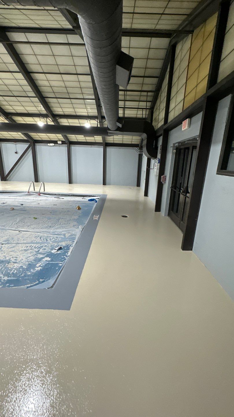 Hotel Pool Deck Project in Mason by Floors in a Day, Inc