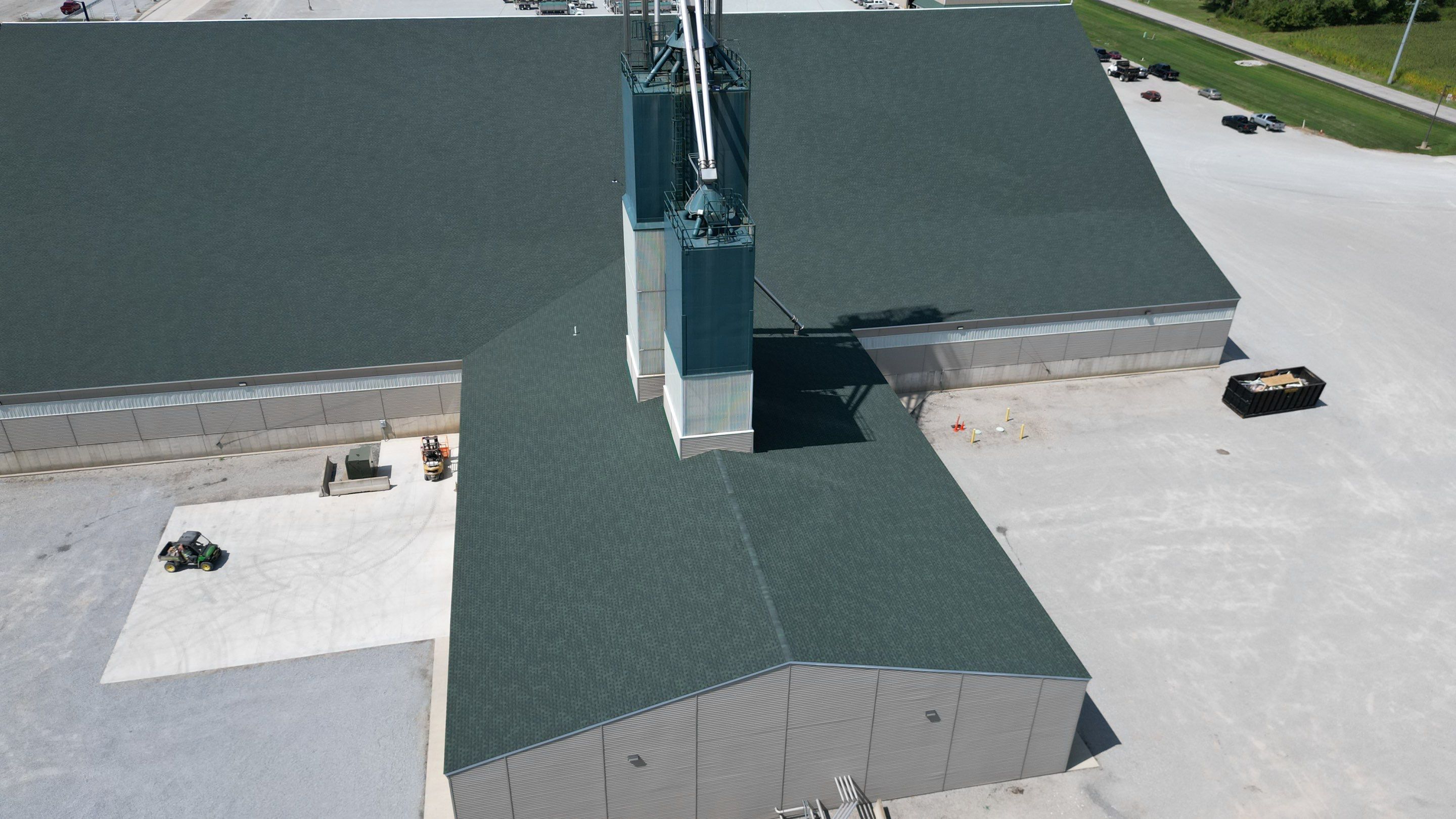 Commercial Roofing Installation using Timberline HDZ Shingles - Hunter Green by RoofX 