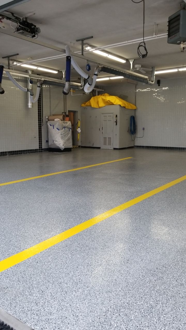 Dover Firehouse with their new Smoke Floor! by Spectrum Painting, LLC