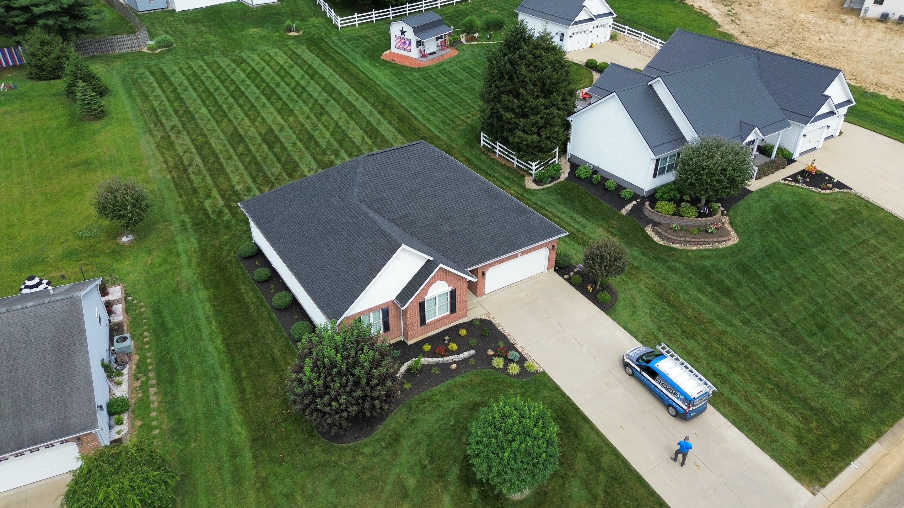 Residential Roofing Installation using Timberline UHDZ Shingles - Charcoal by RoofX 
